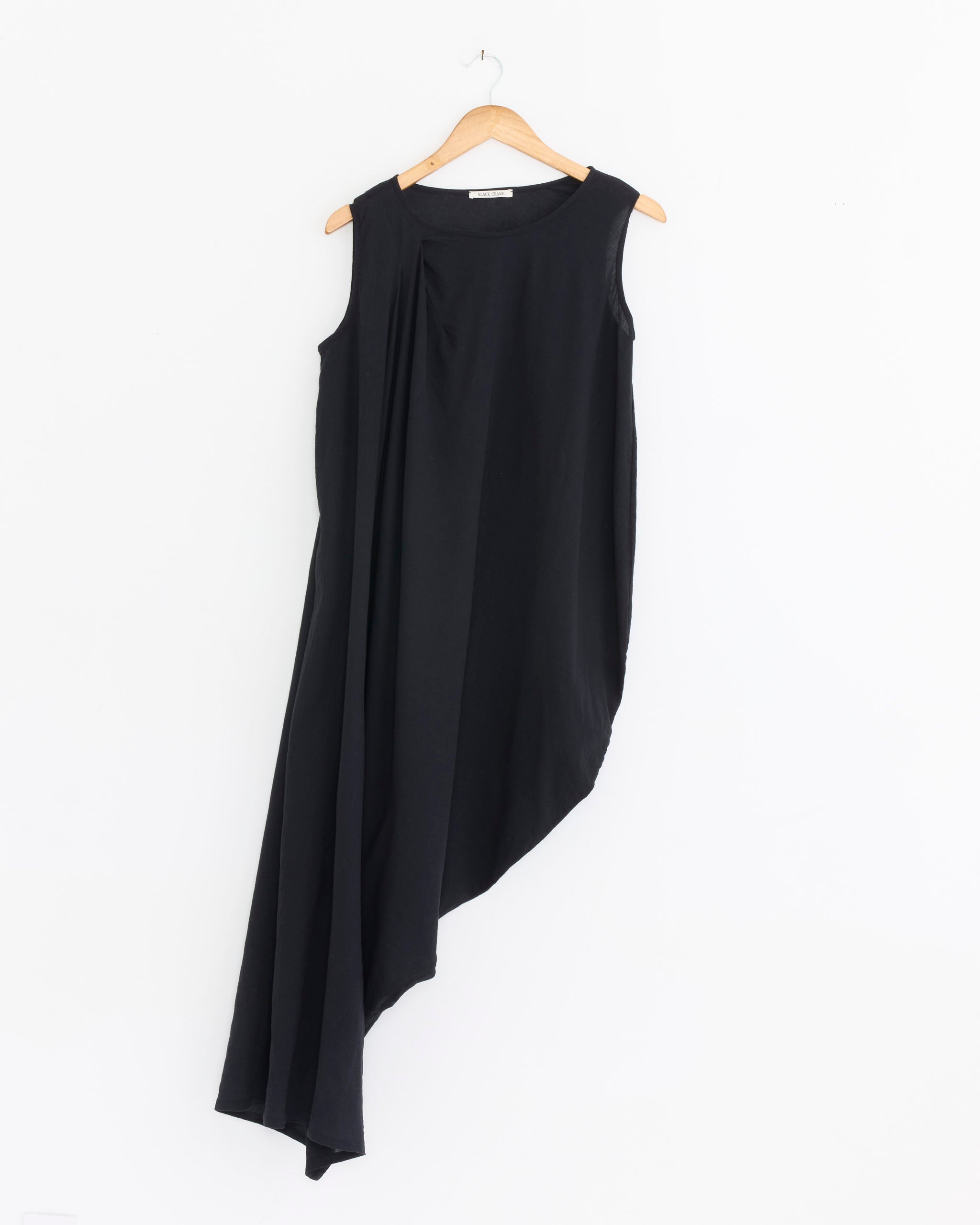 greek dress black Black Double Slit V Neck Long Cotton Greek Goddess Dress - Tie Waist Maxi Dress - Boho Braided Wedding Guest Dress