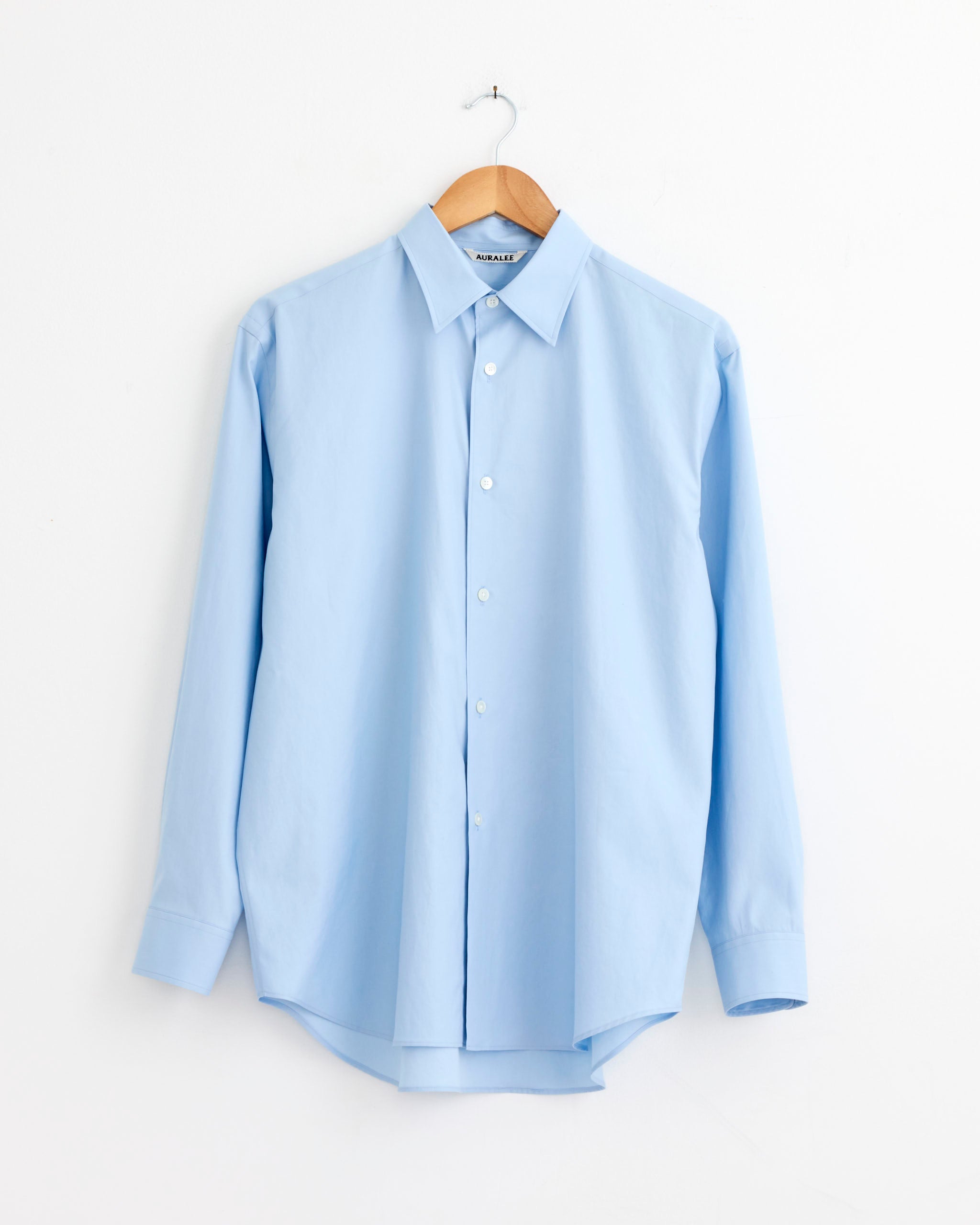 Washed Finx Twill Shirt in Light Blue