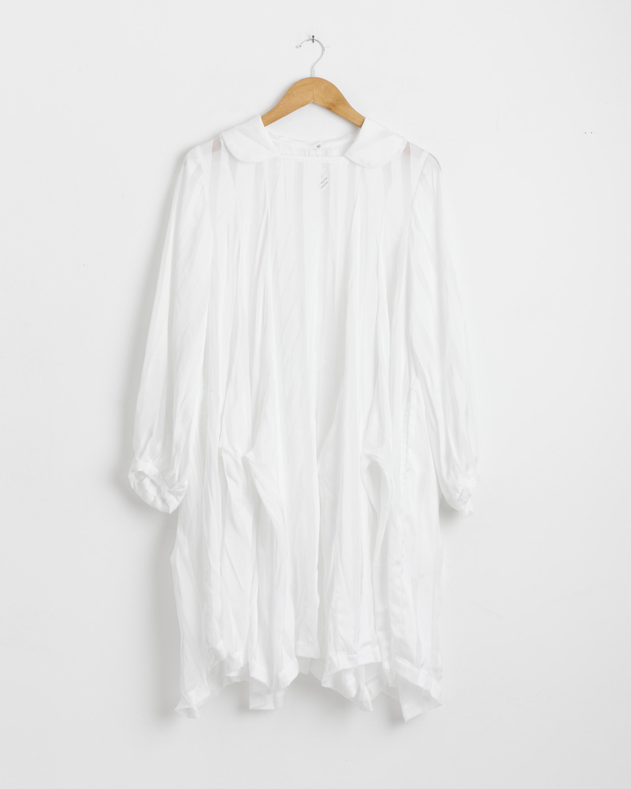 white loose shirt dress B001 Shirt Dress in White