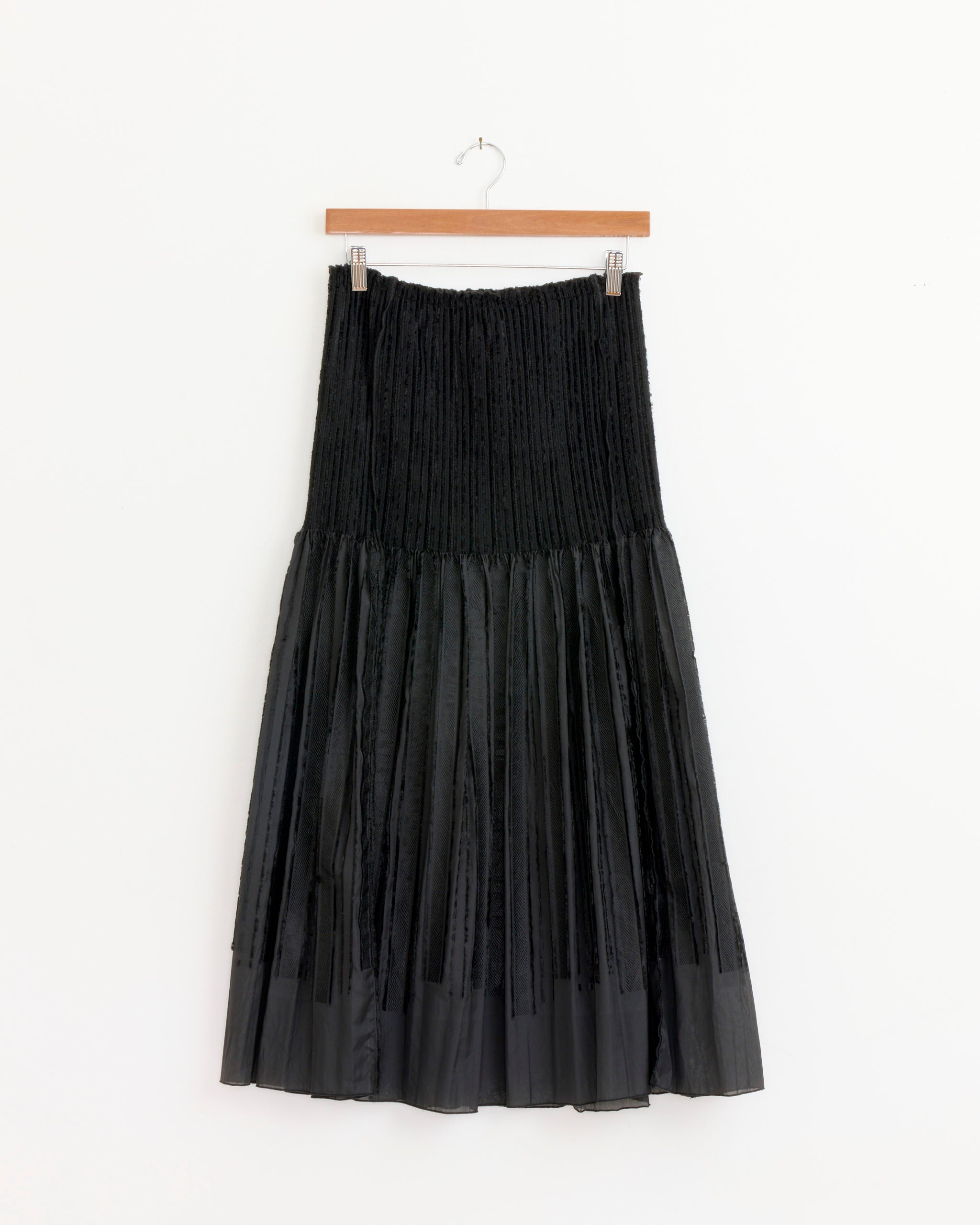 Long Lupe Skirt in Black