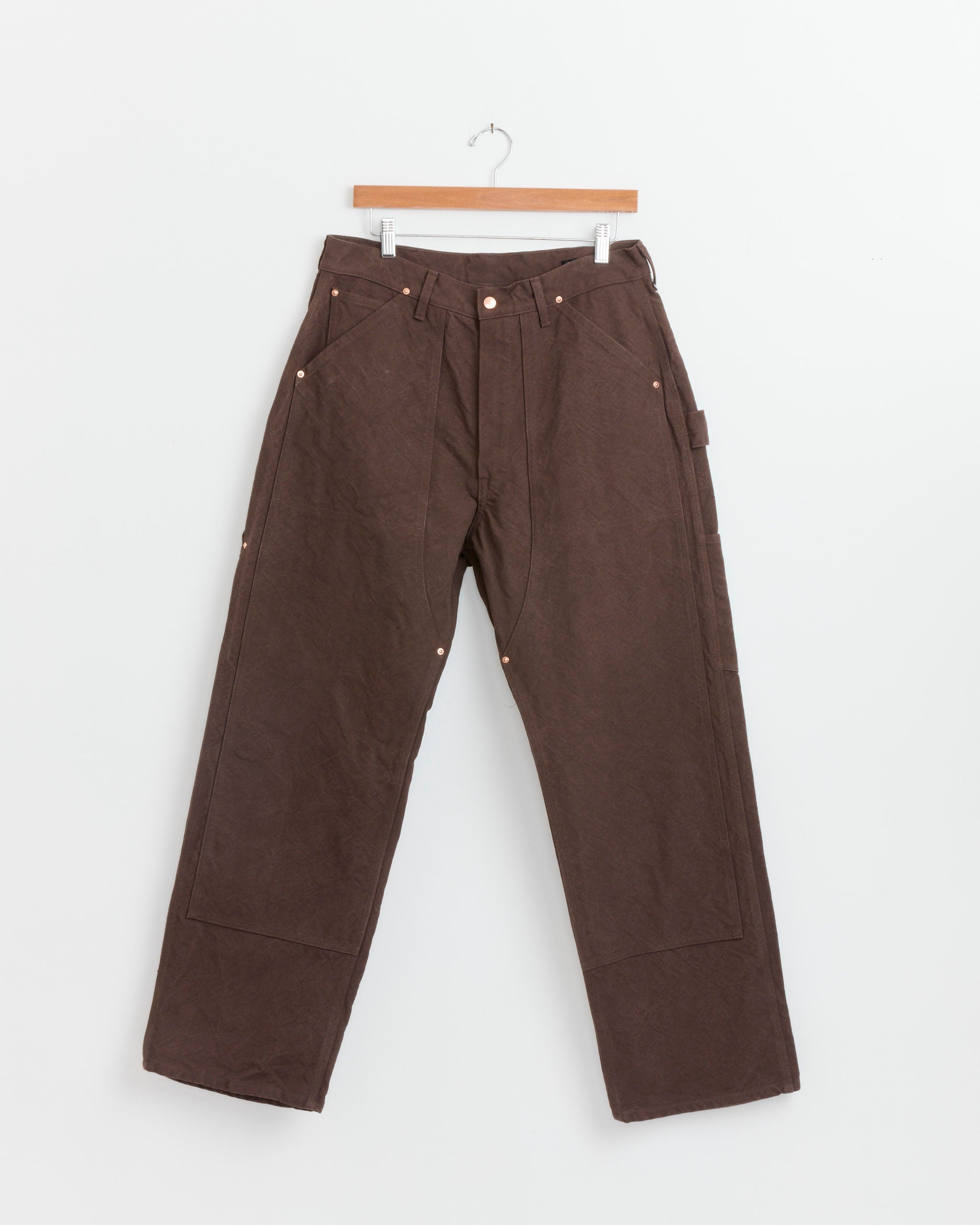 パンツ 26SS COMOLI COTTON DUCK PAINTER BR 1 Cotton Duck Painter Pant in Brown