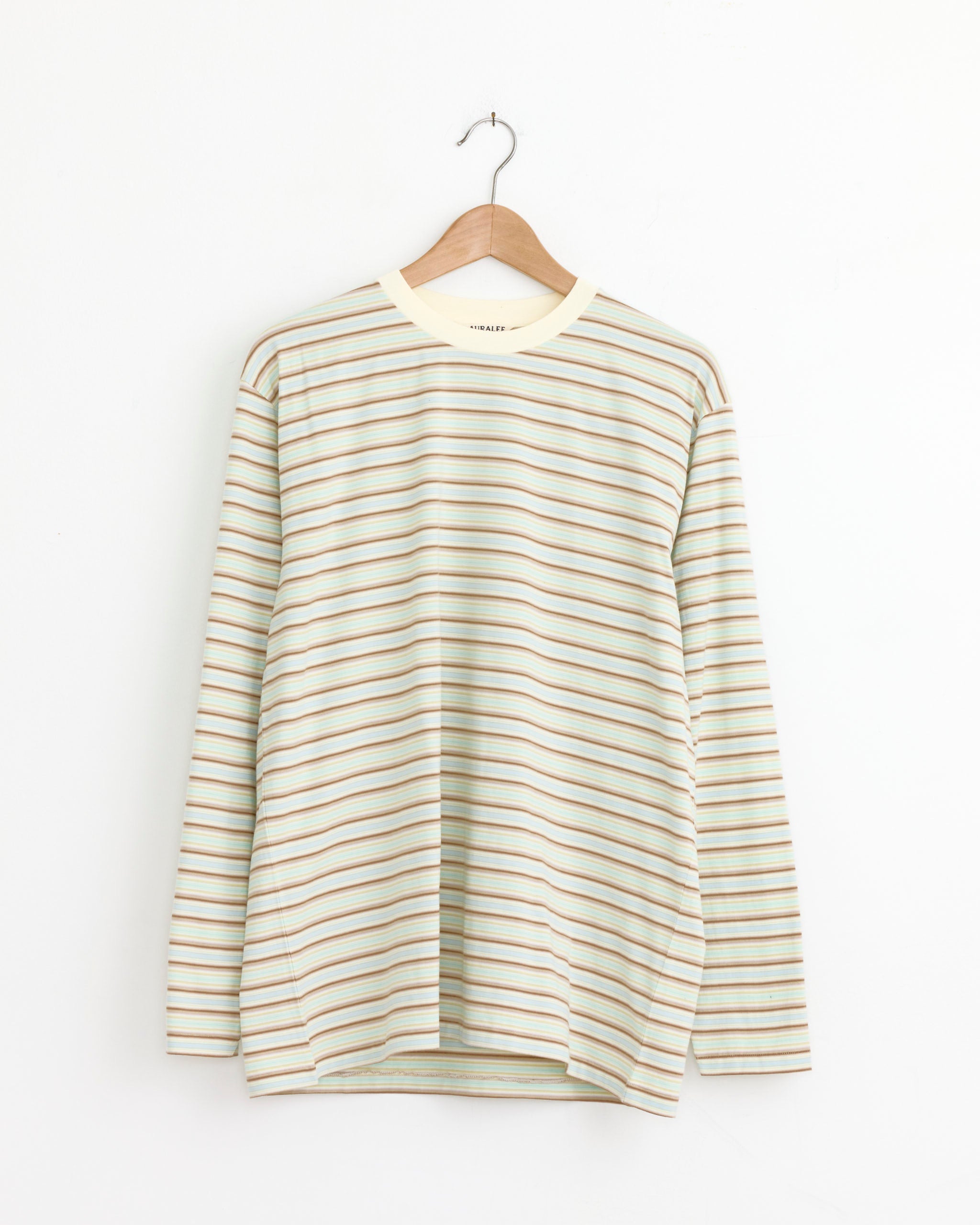 Gradient Stripe Jersey Tee in Fade Mint
