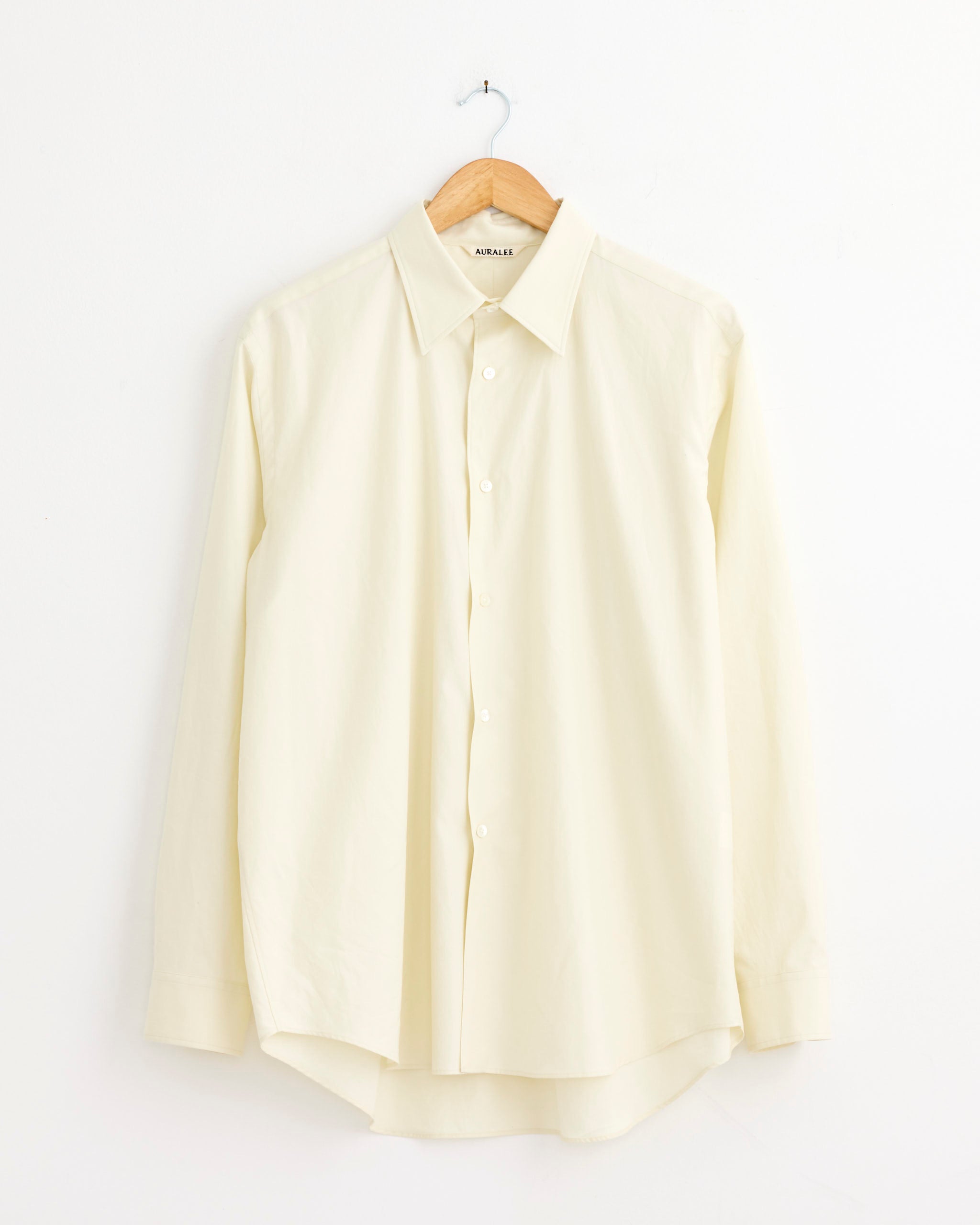 トップス AURALEEwashed finx twill shirts vanilla3 Washed Finx Twill Shirt in Vanilla
