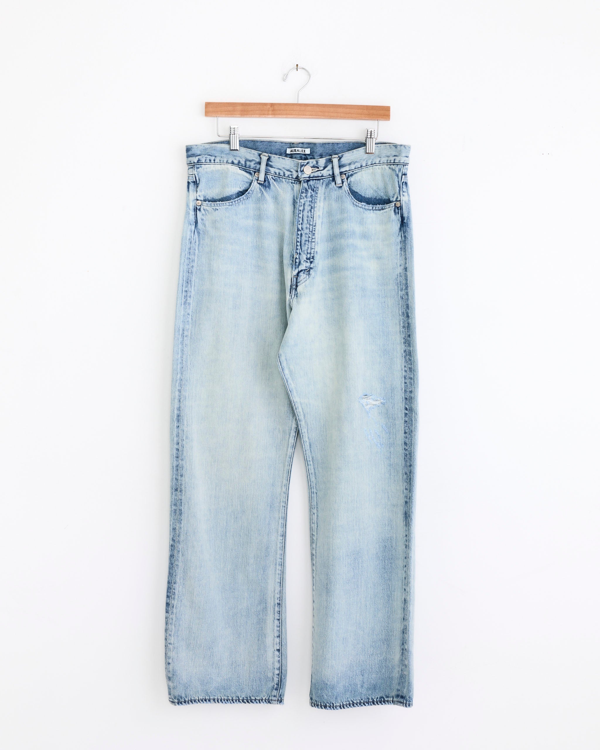 パンツ 26ss FADED SELVEDGE LIGHT DENIM PANTS 32 Faded Selvedge Denim Pant in Light Indigo