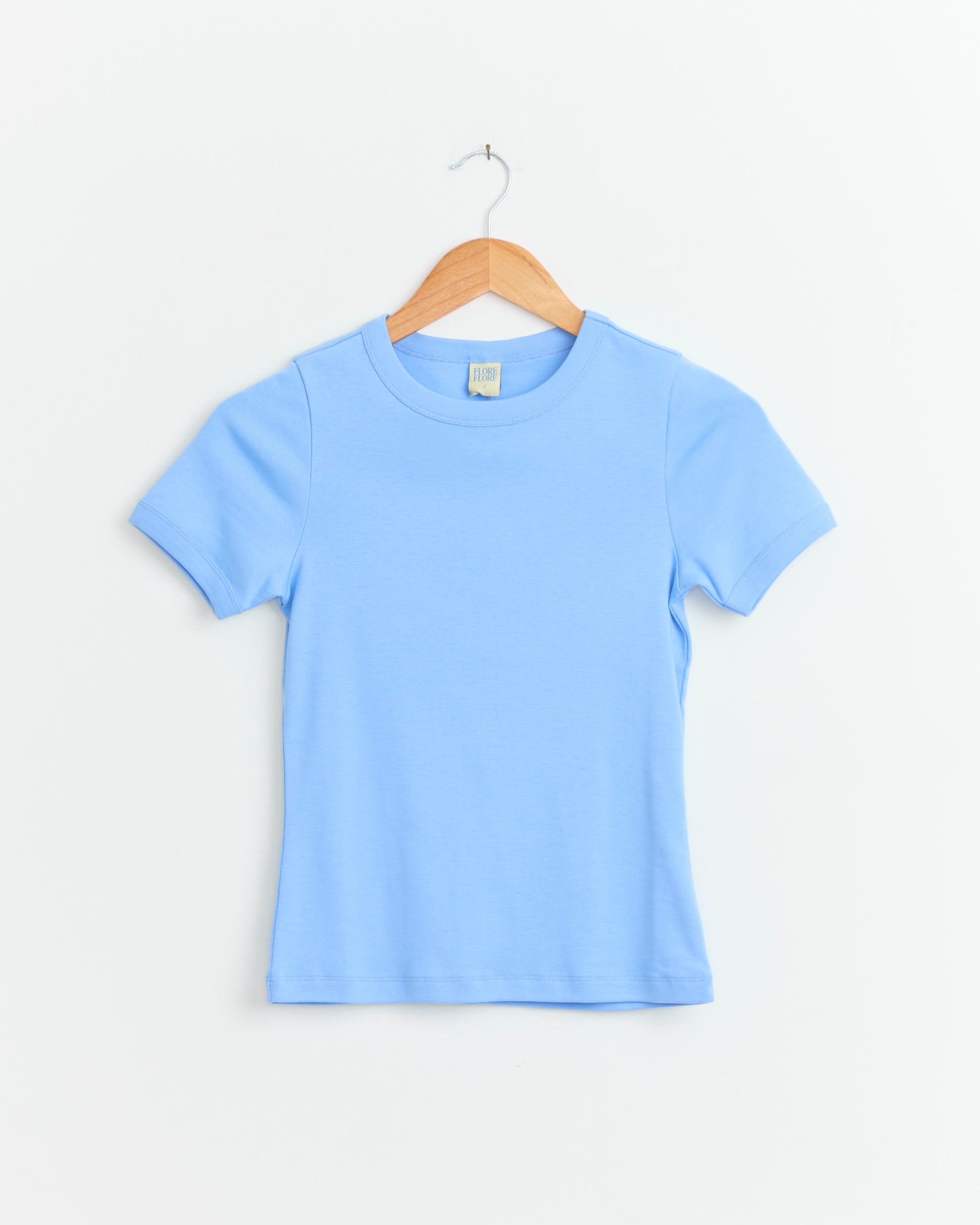 Car Tee in Baby Blue