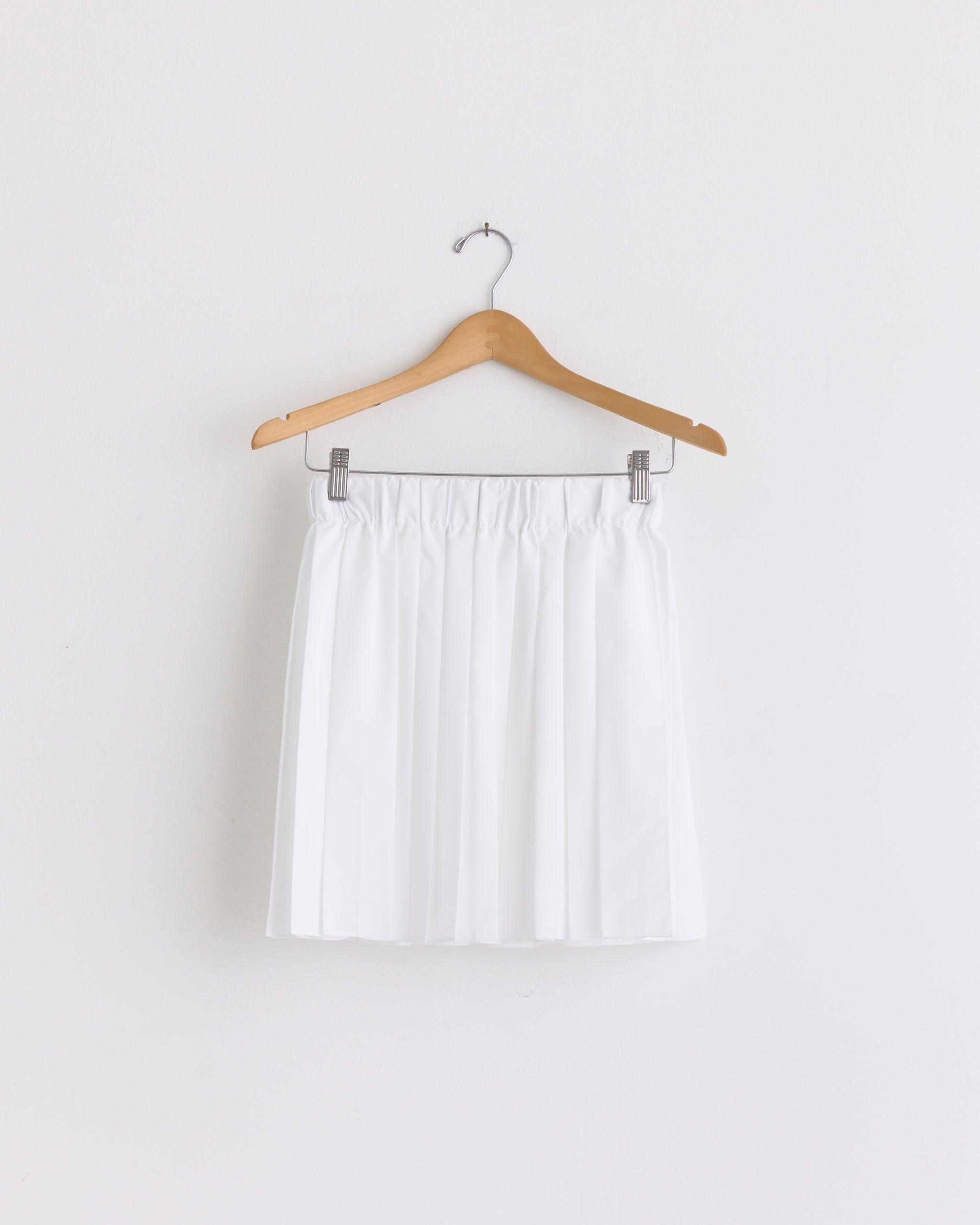 Pull On Mini Skirt in White