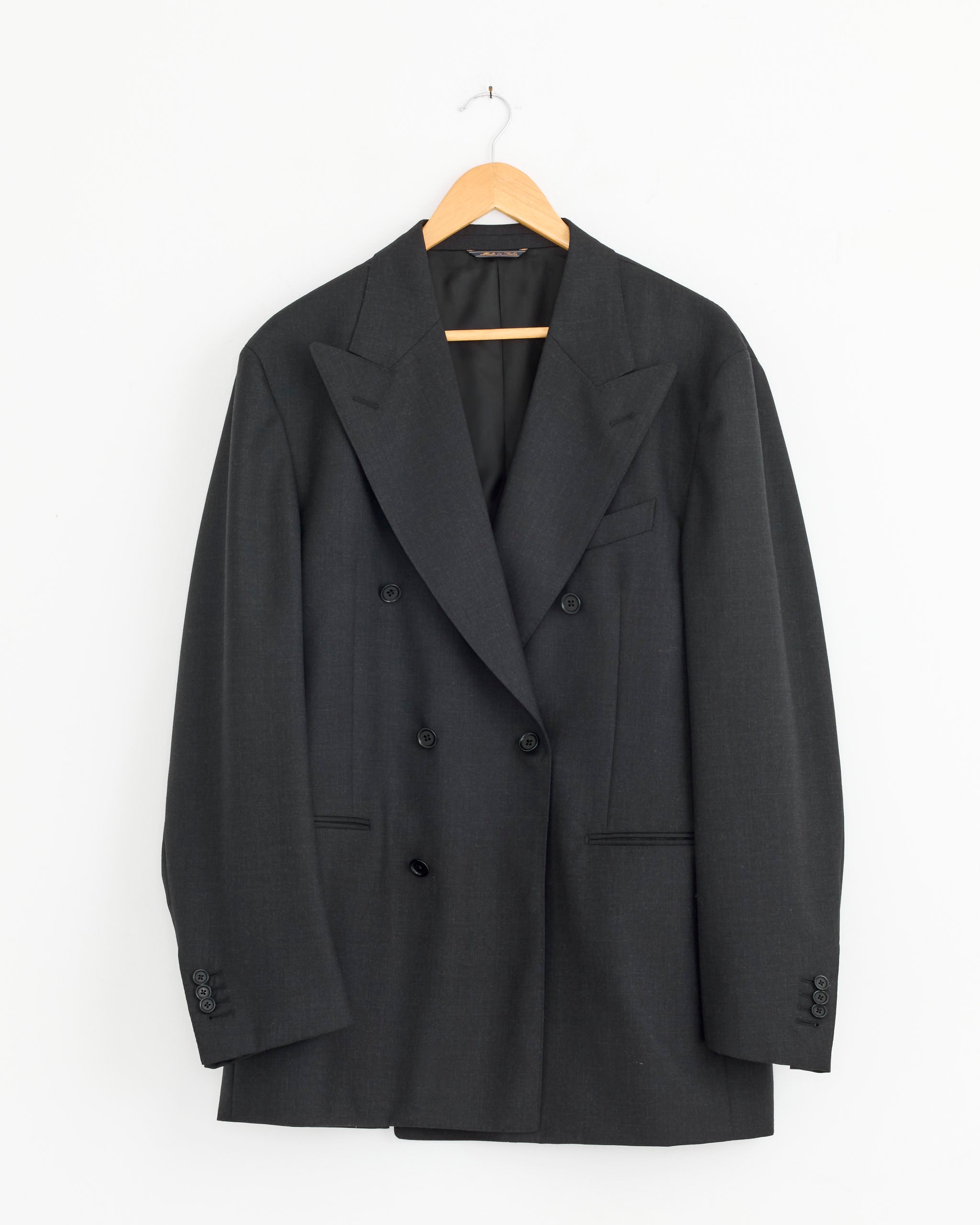 DB Peak Jacket in Grey Melange