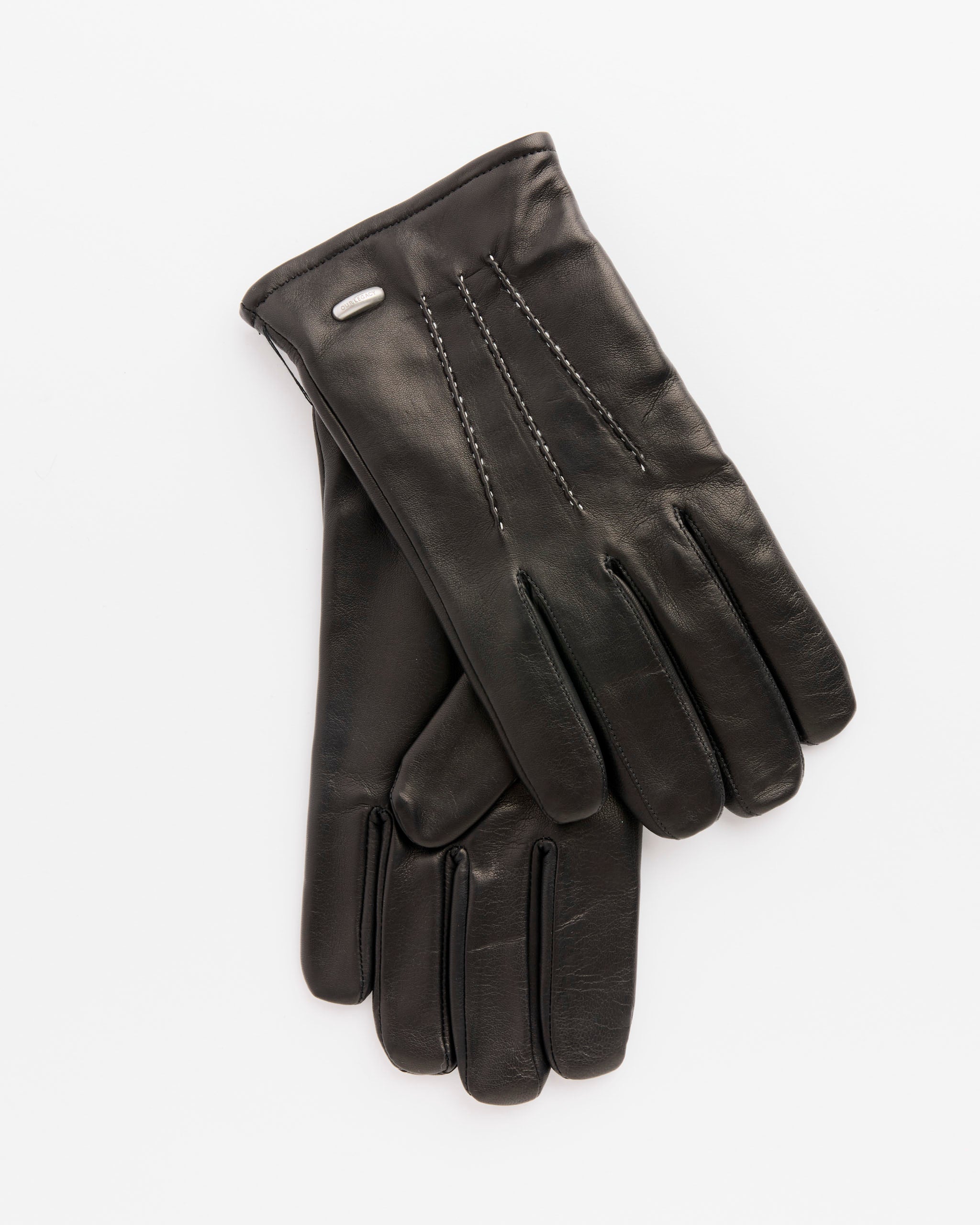 His Gloves in Black Leather