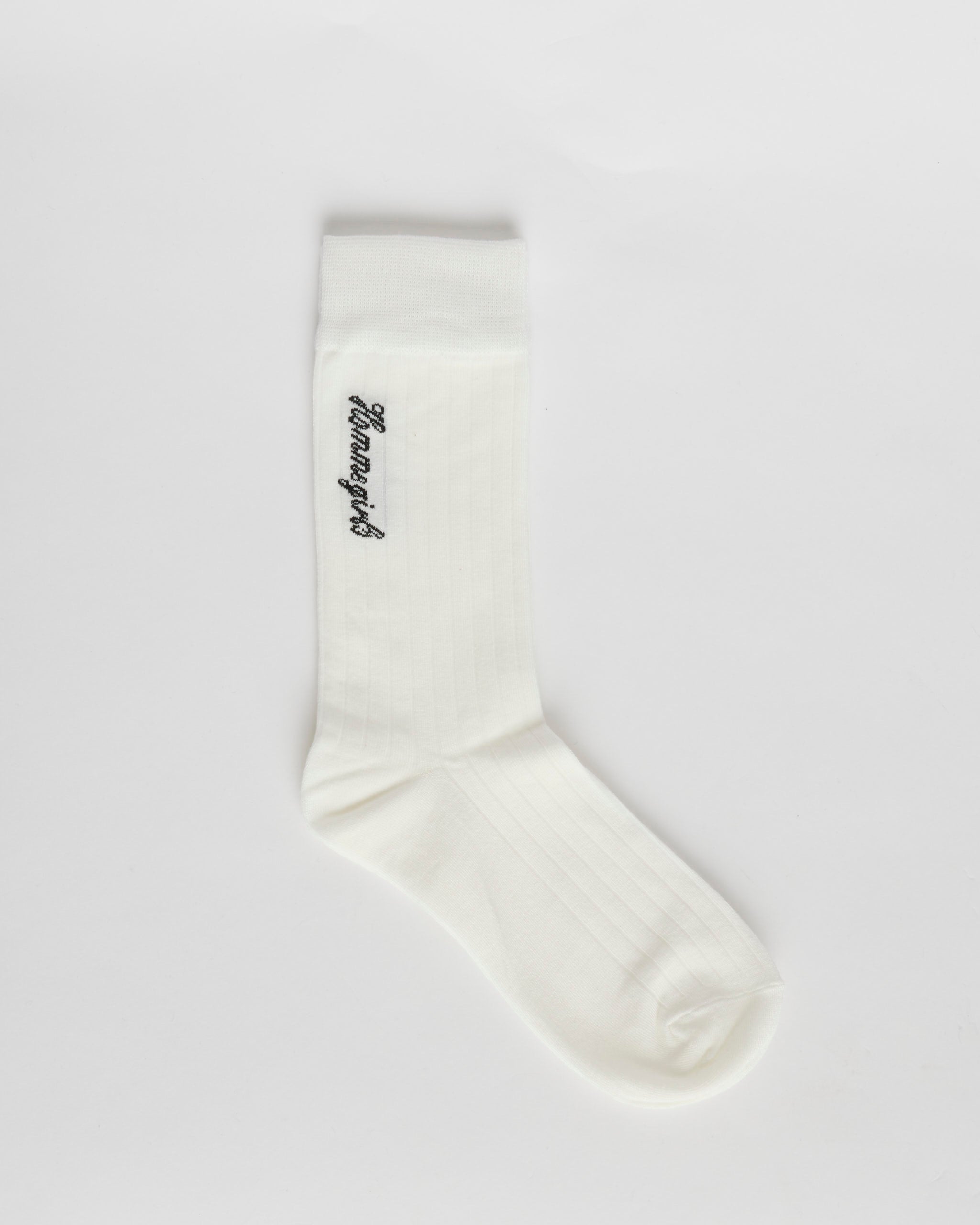 Hommegirls Dress Socks in White