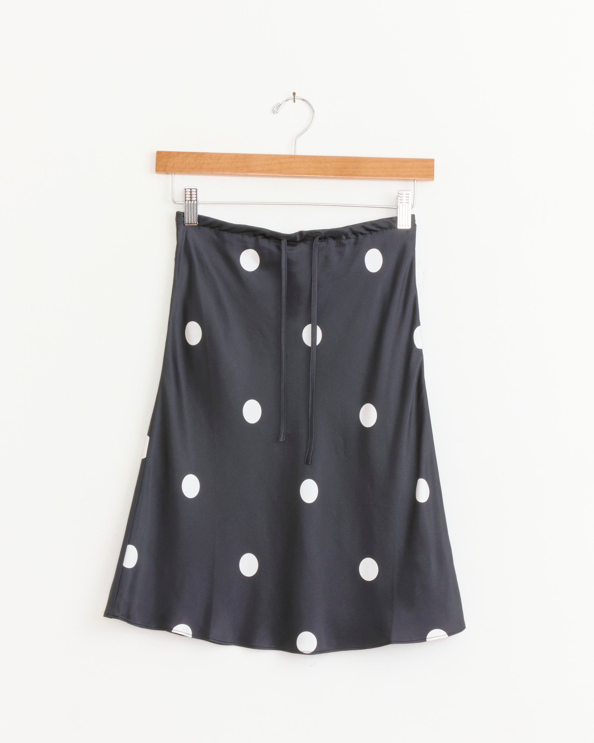 Lucia Skirt in Black/White Polkadots