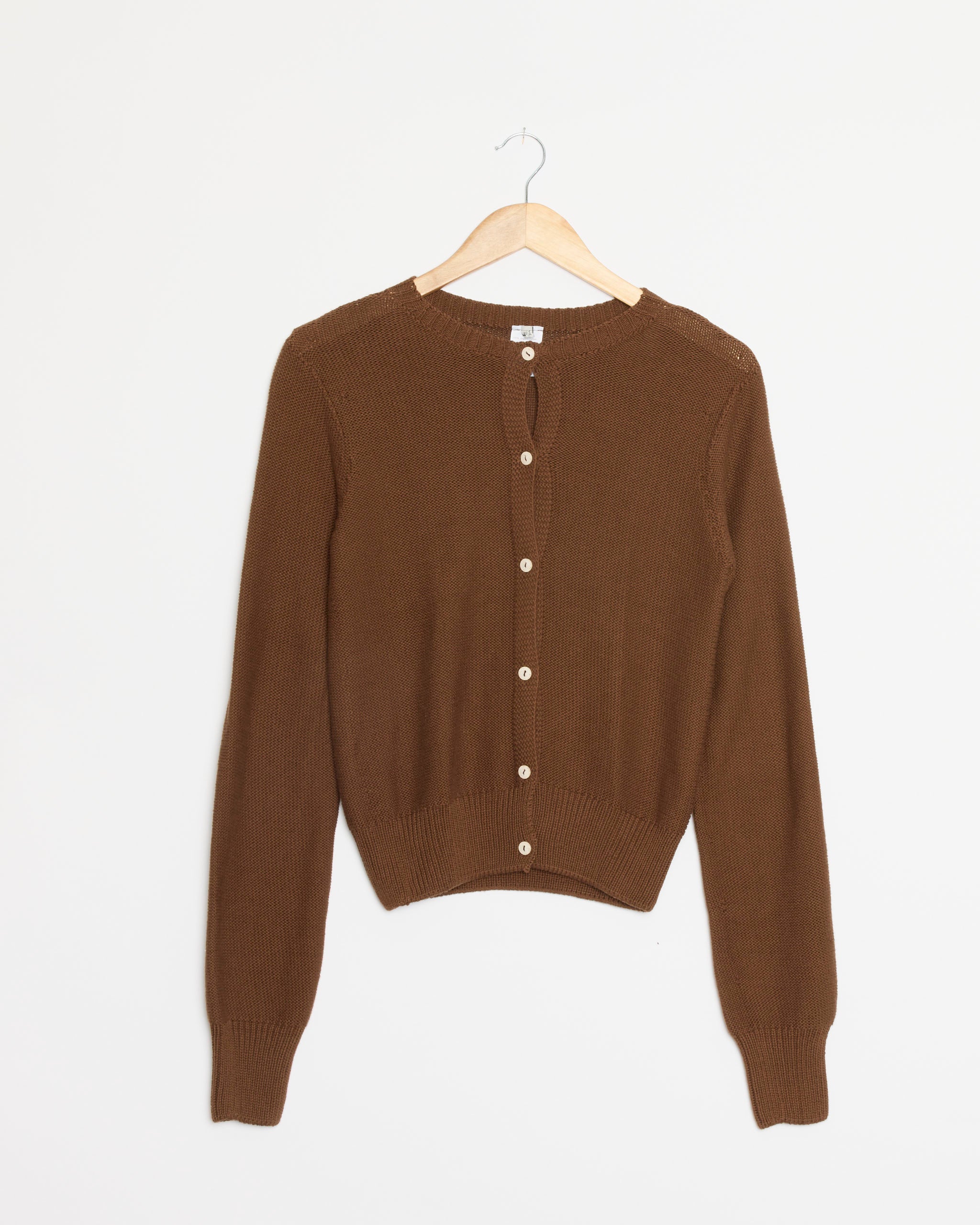 Tier Cardigan in Nocciola Brown