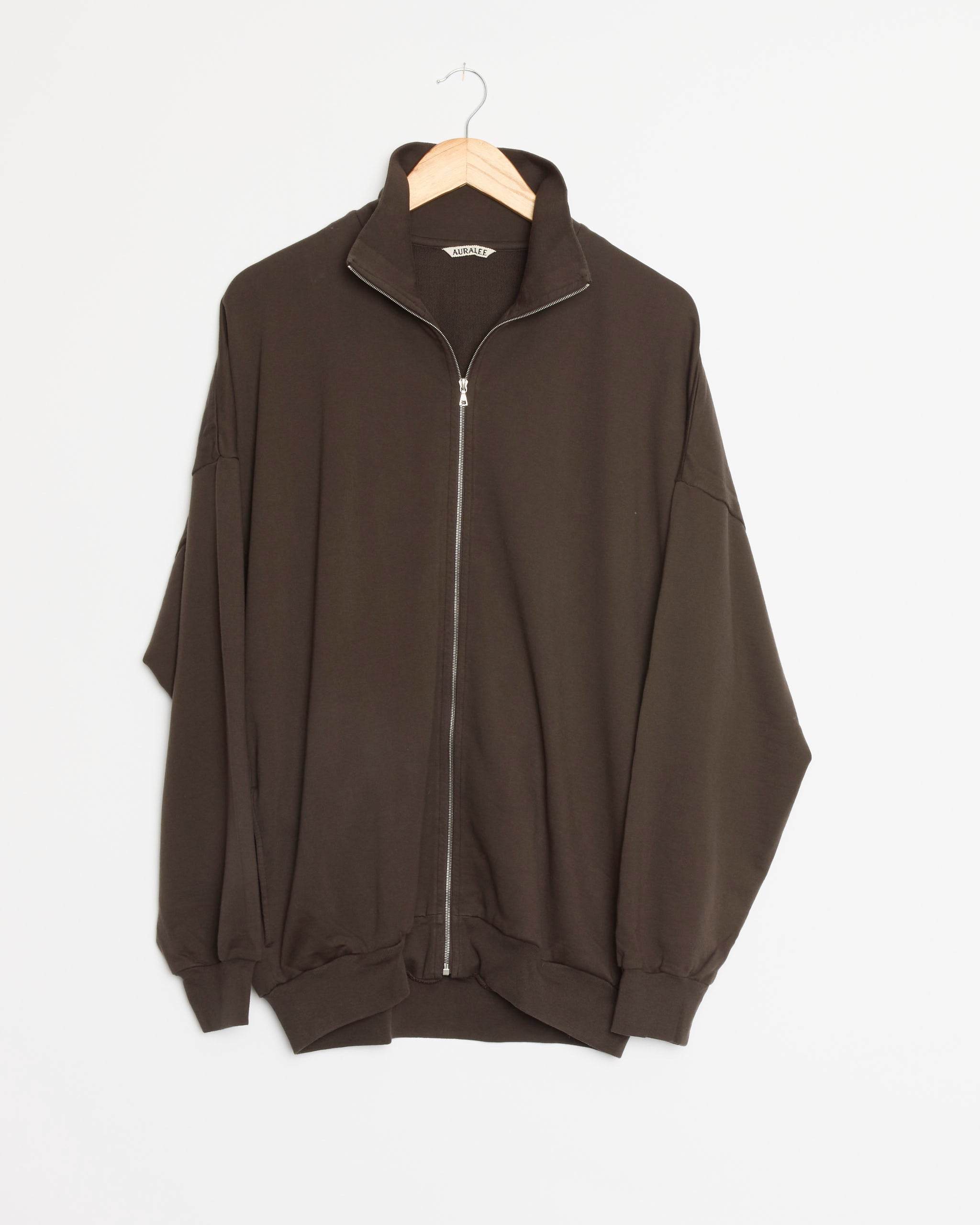 ジャケット・アウター SUPER HIGH GAUGE SWEAT ZIP BLOUSON Super High Gauge Sweat Zip Blouson in Dark Brown