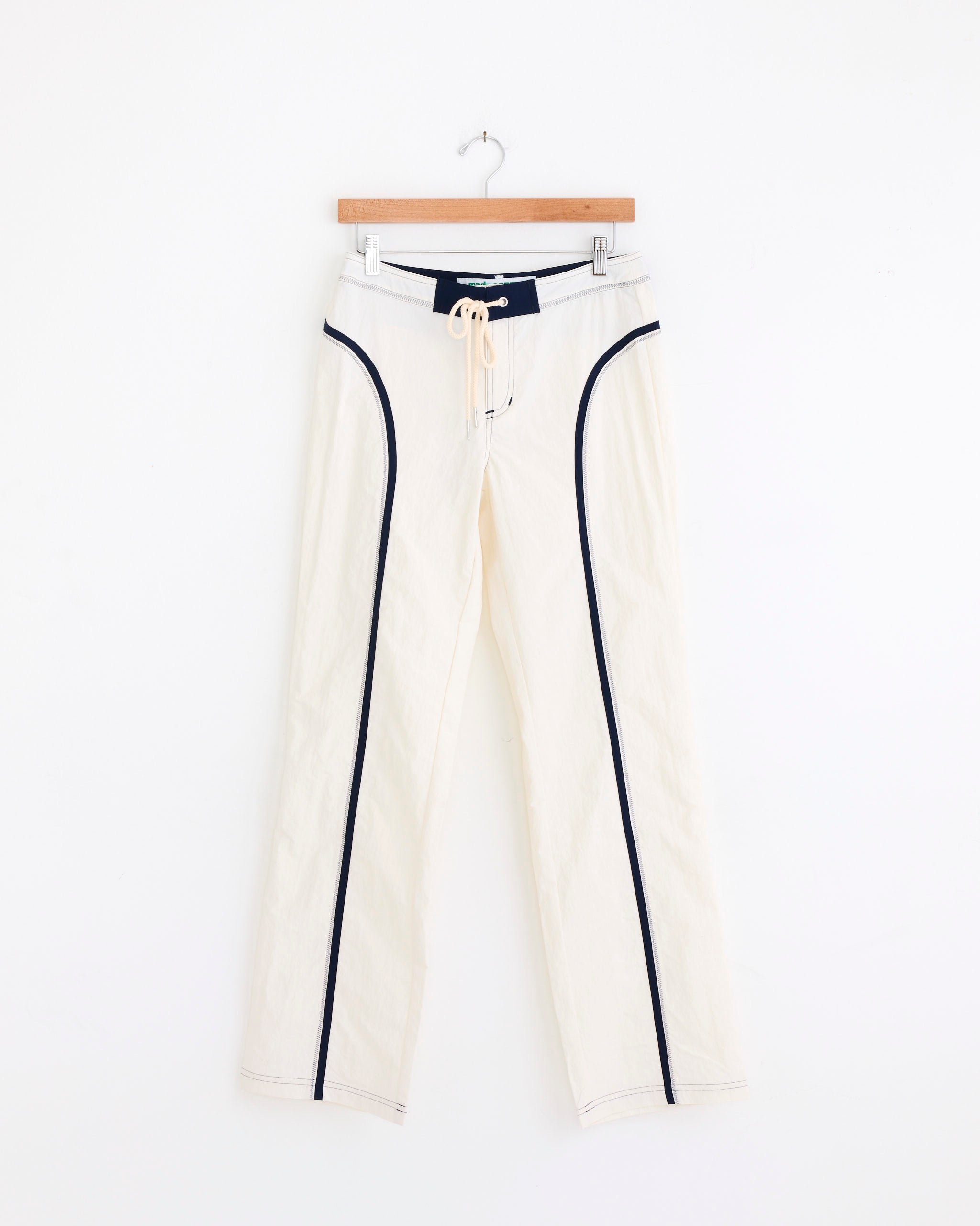 Pant in White/Navy