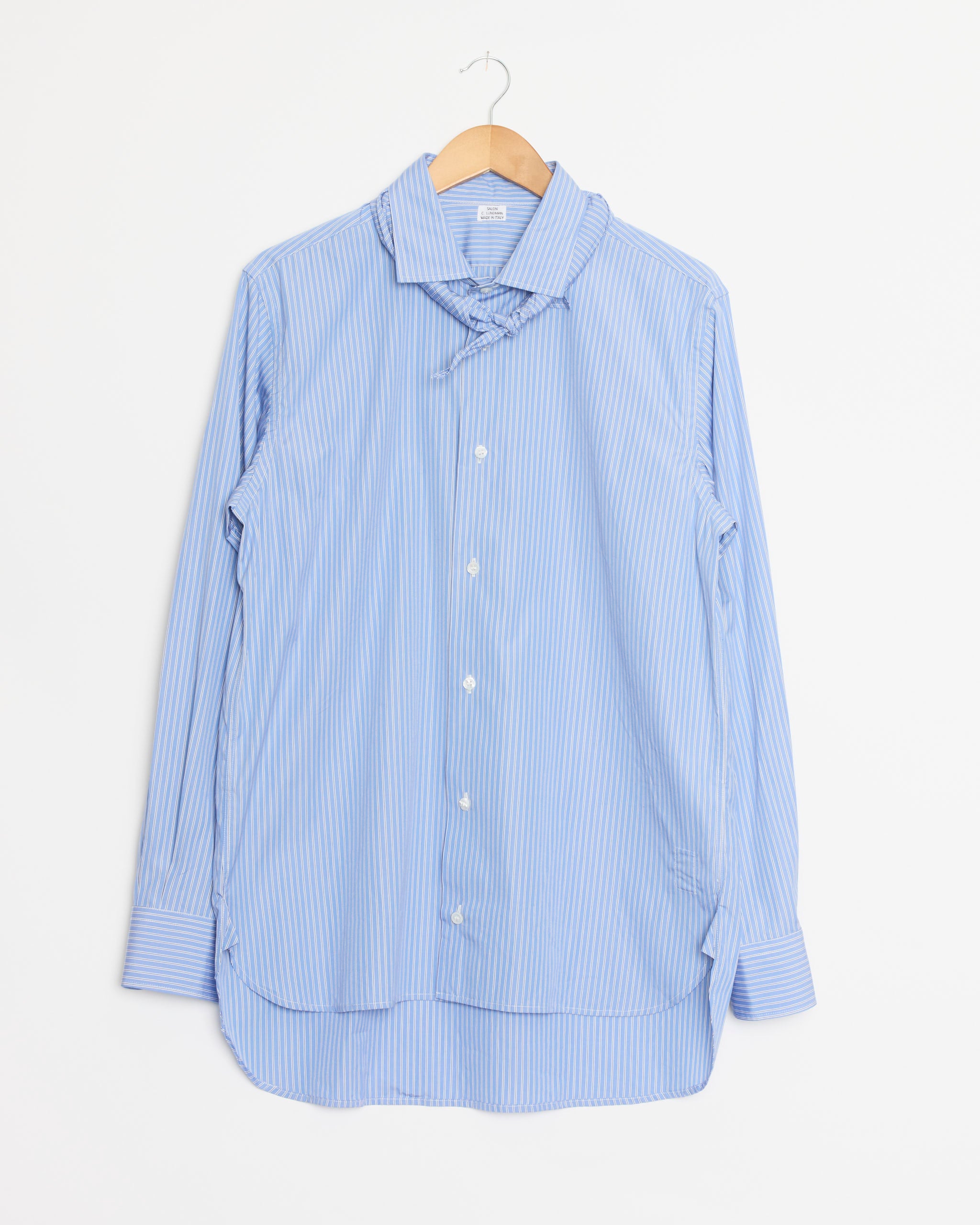blue bandana dress shirt Salon C. Lundman updated for today natural fabric Lace V-neck Flared Backless Color:M-Lavender