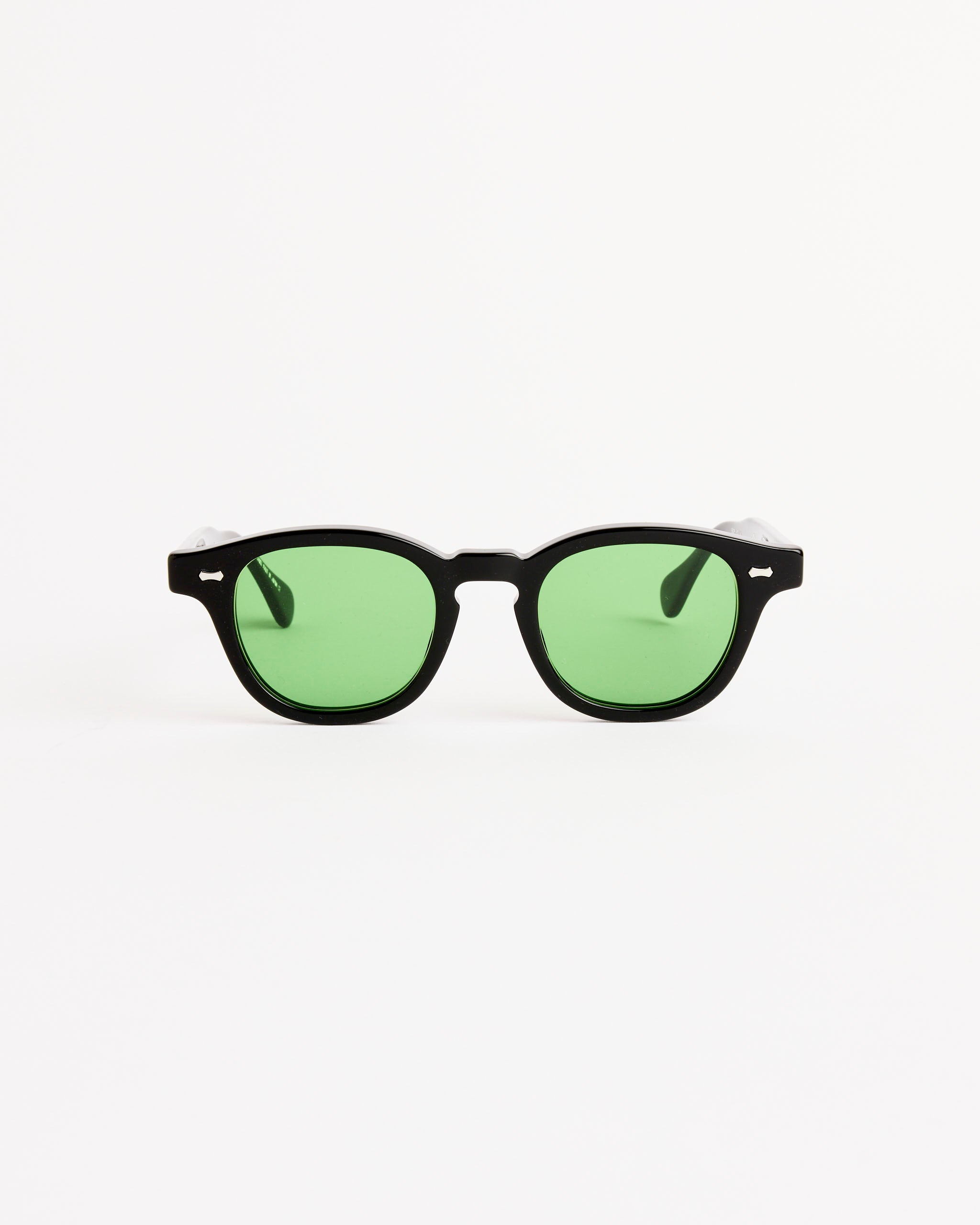Arnie Sunglasses in Black/Med Green