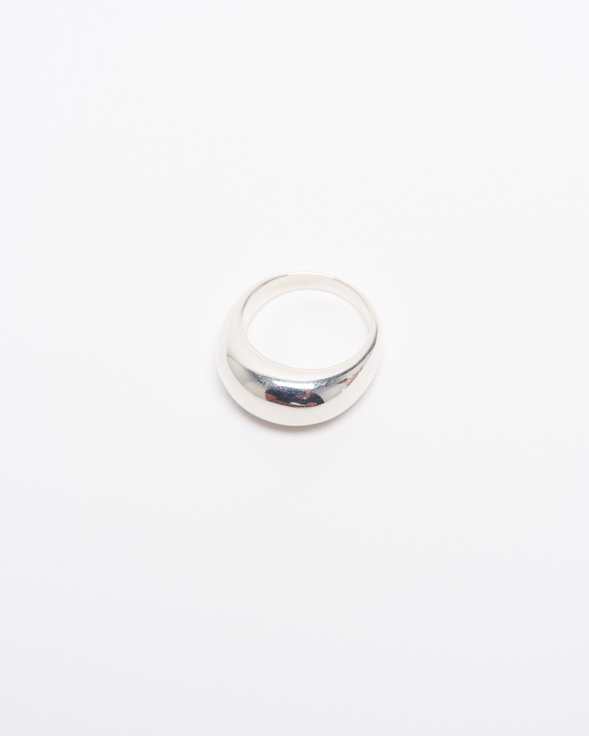 Small Donut Ring in Sterling Silver