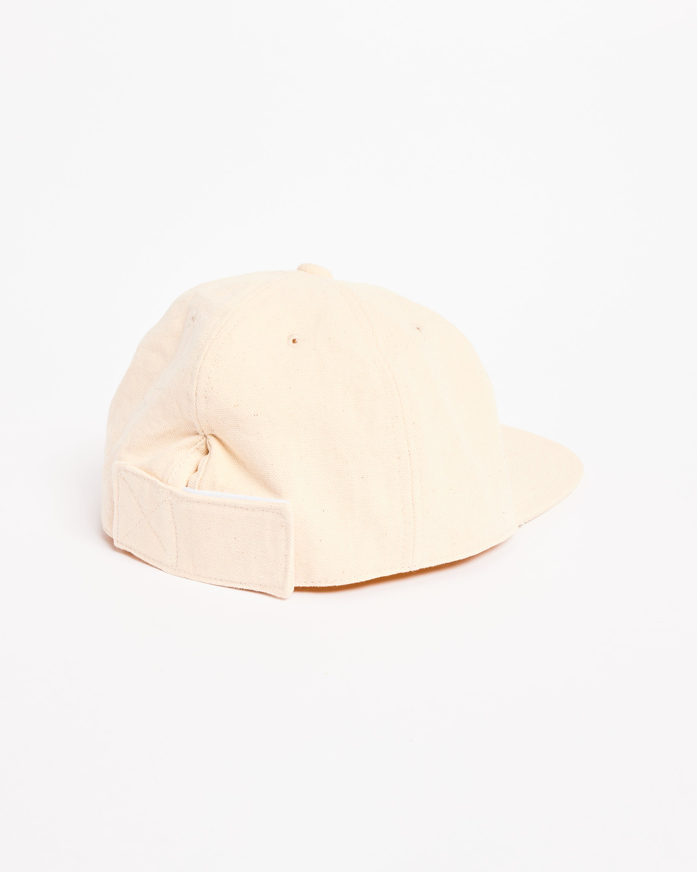 Canvas Velcro Back Cap in Natural