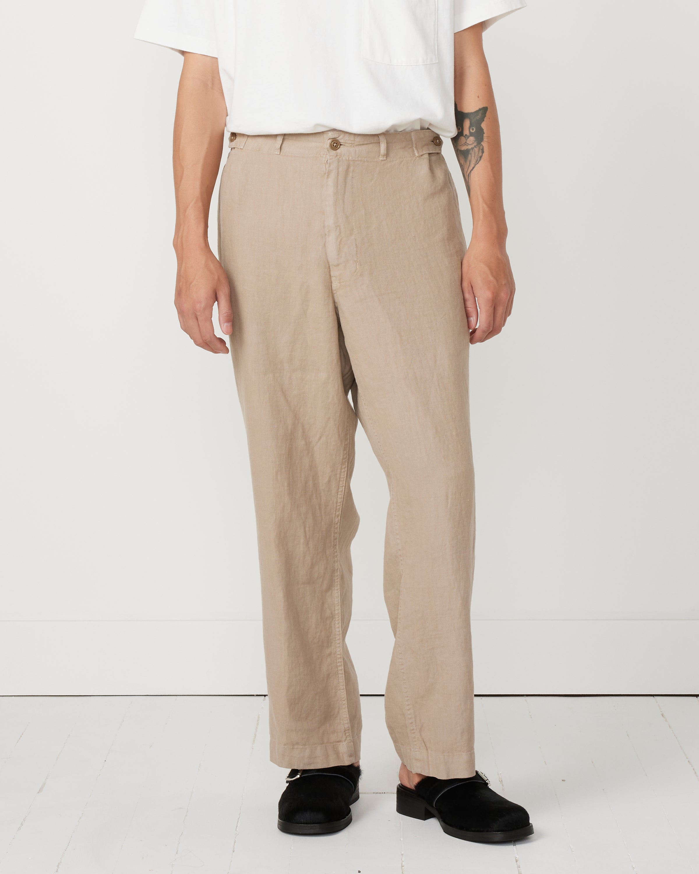 Linen Tab Trouser in Desert – Mohawk General Store