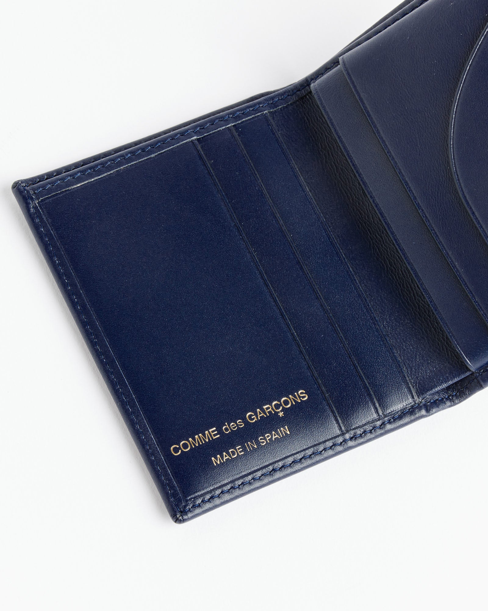 Classic Bifold Wallet in Navy