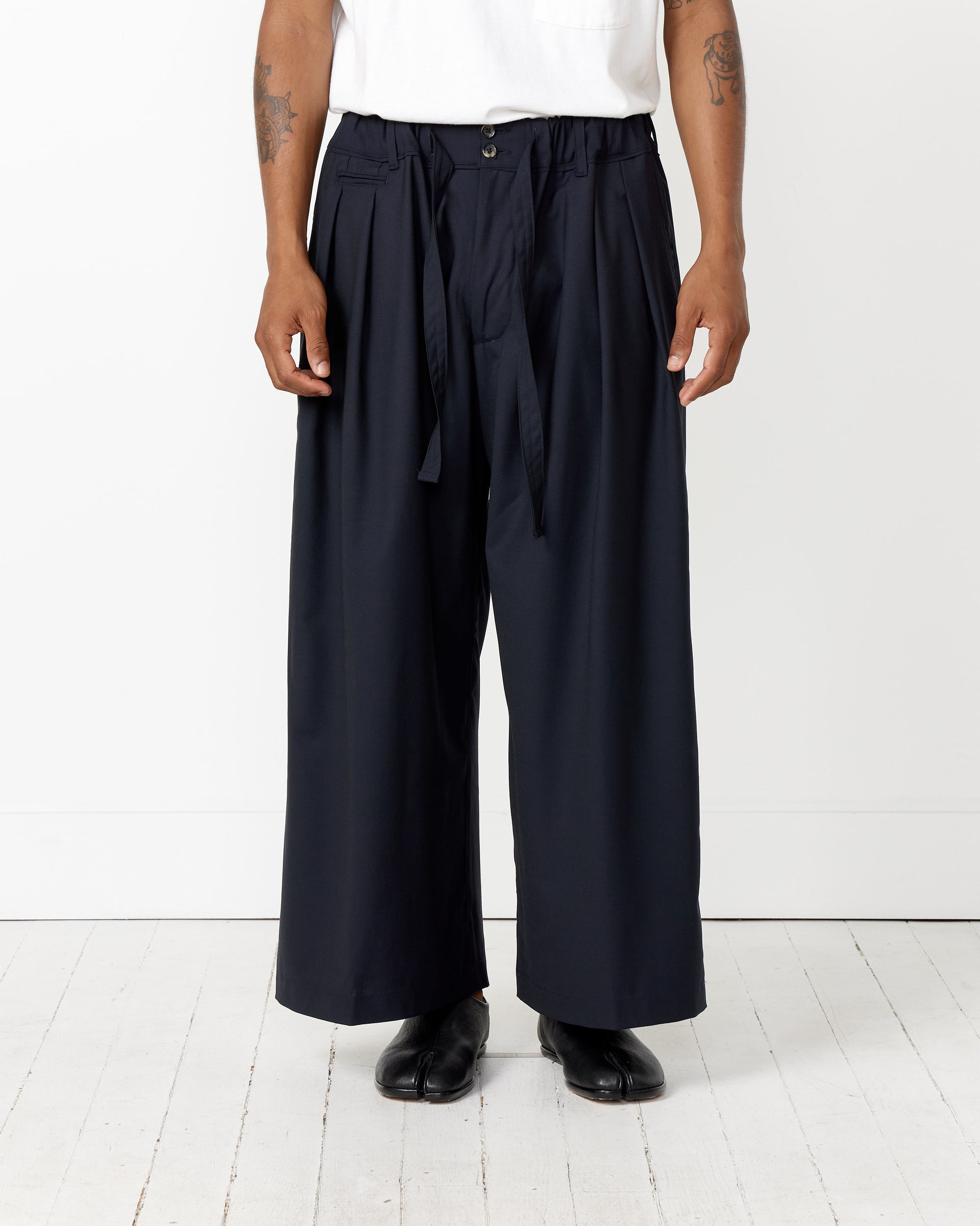 Essential Hakama Pant in Navy