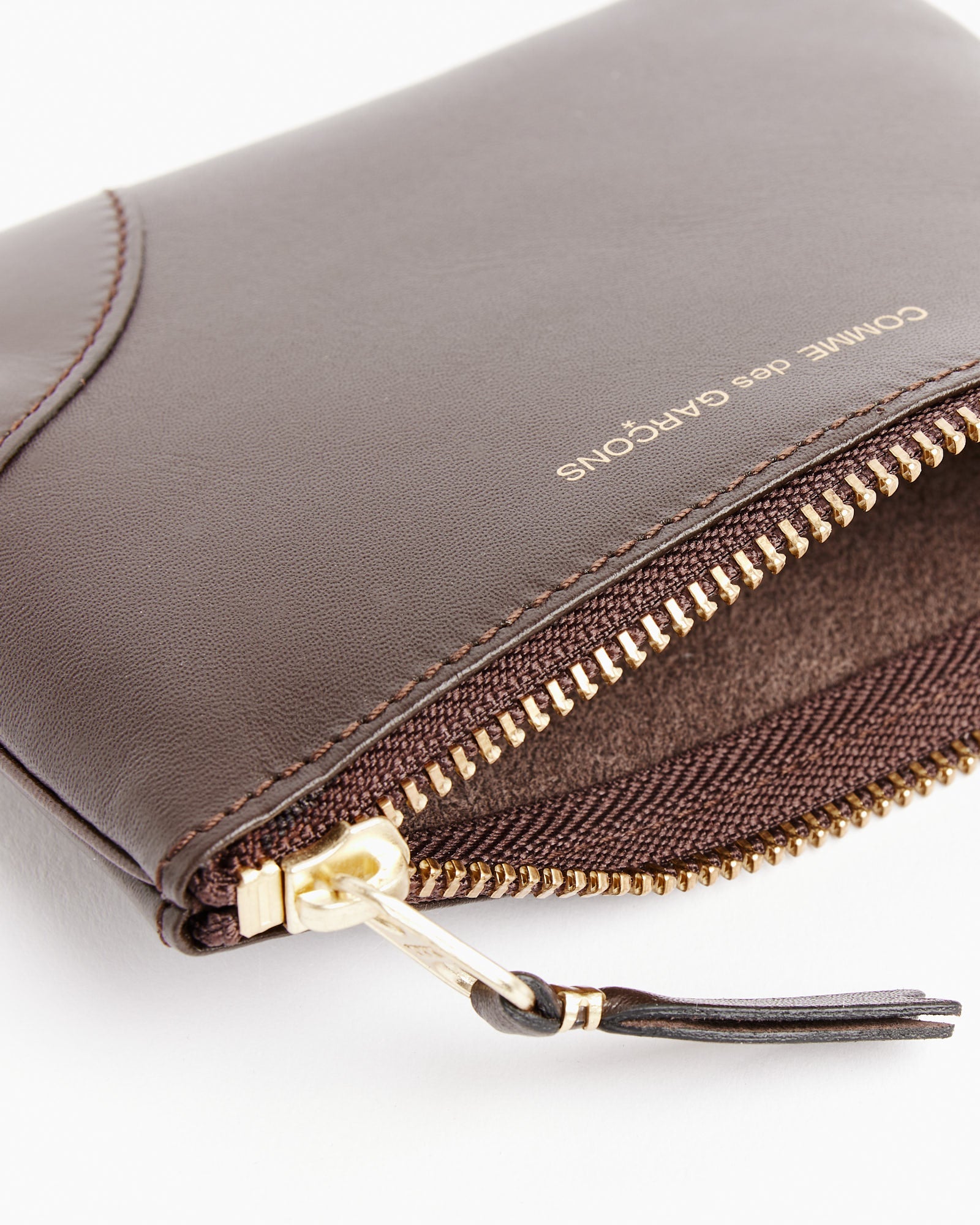 Classic Zip Pouch in Brown