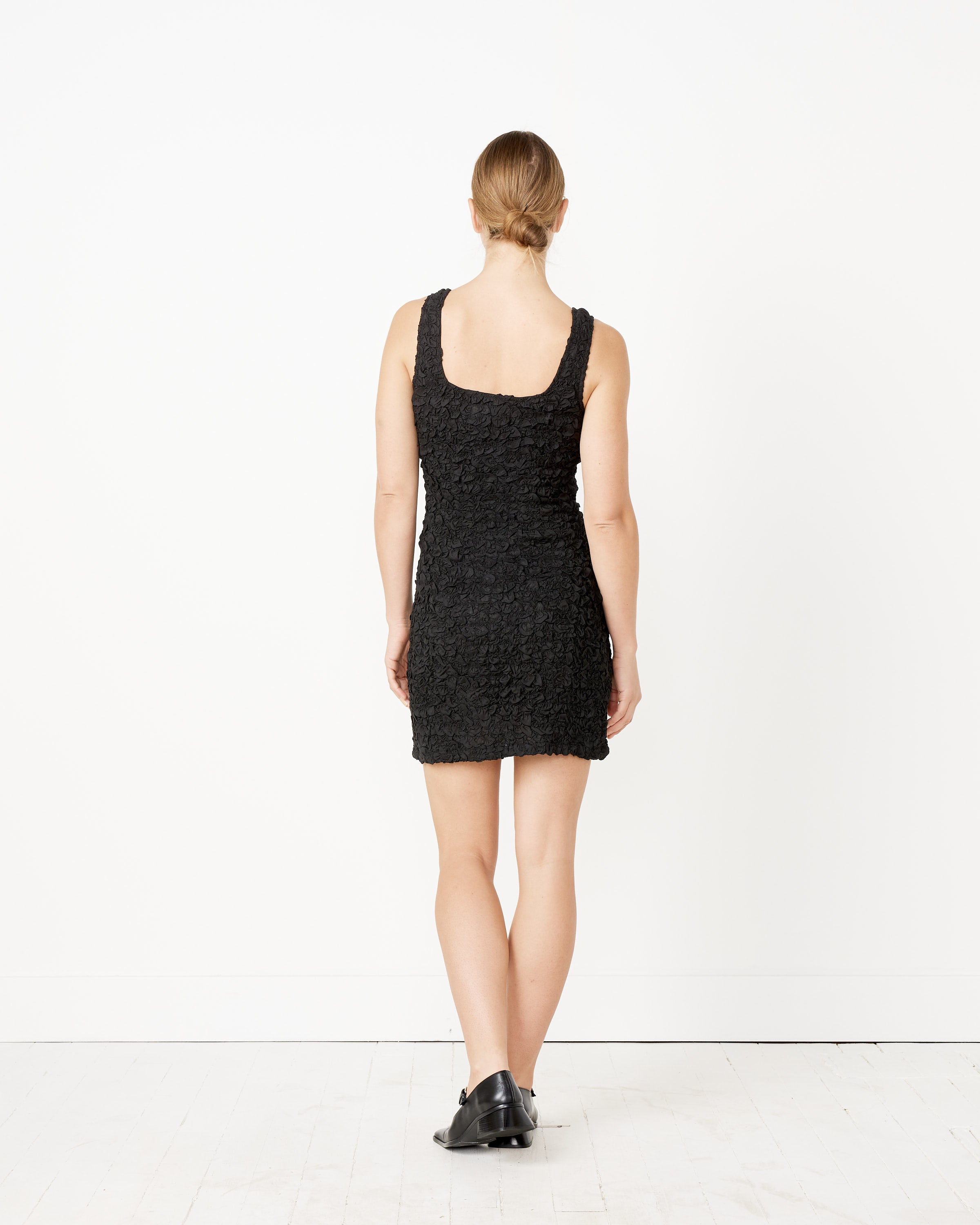 Popcorn Laura Midi Dress in Black Popcorn Laura Midi Dress in Black
