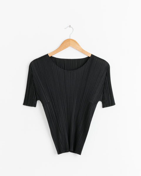 Issey Miyake Pleats Please JK103 Basics Top in Black