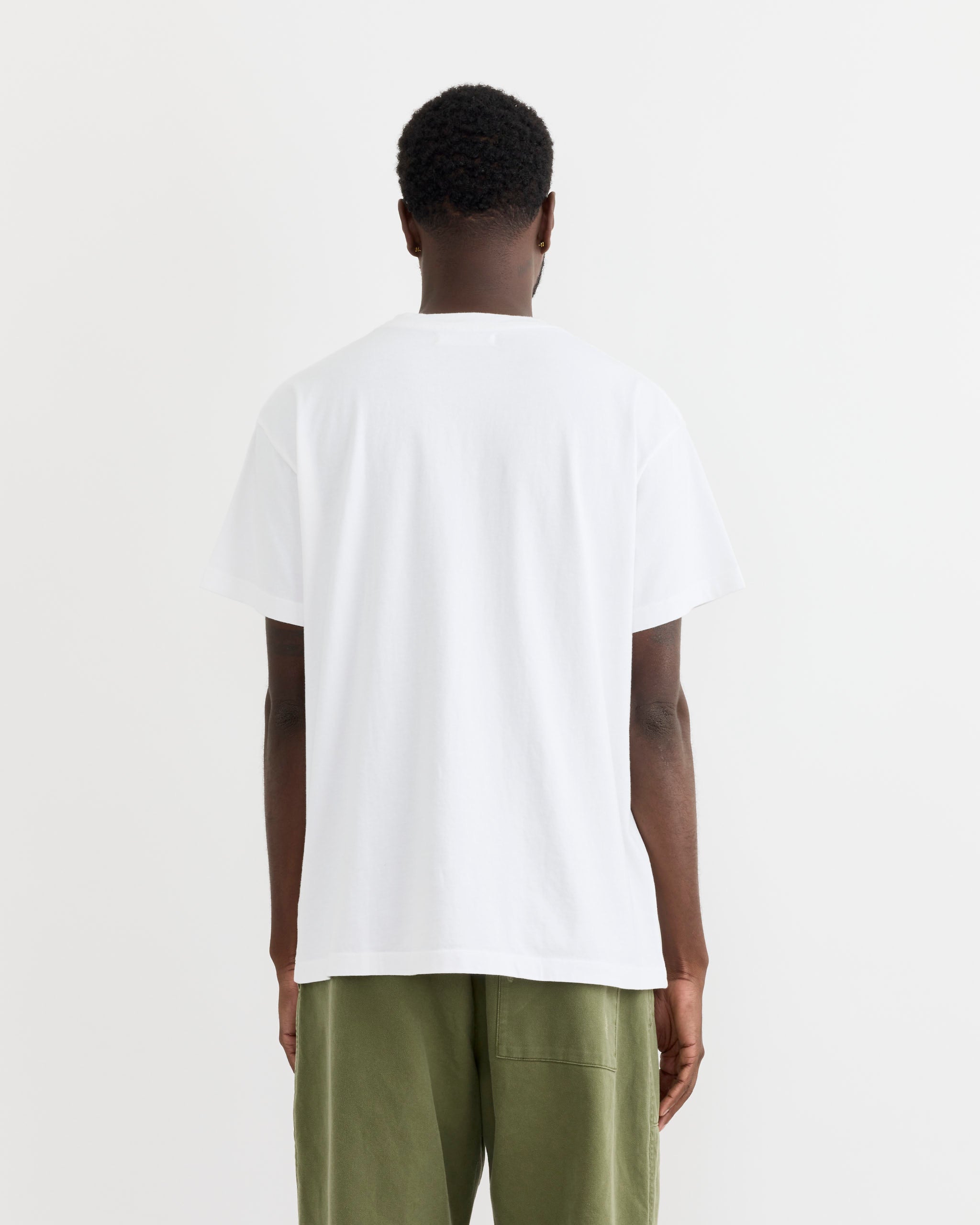 Big Pocket Tee in White - White / M (243937)