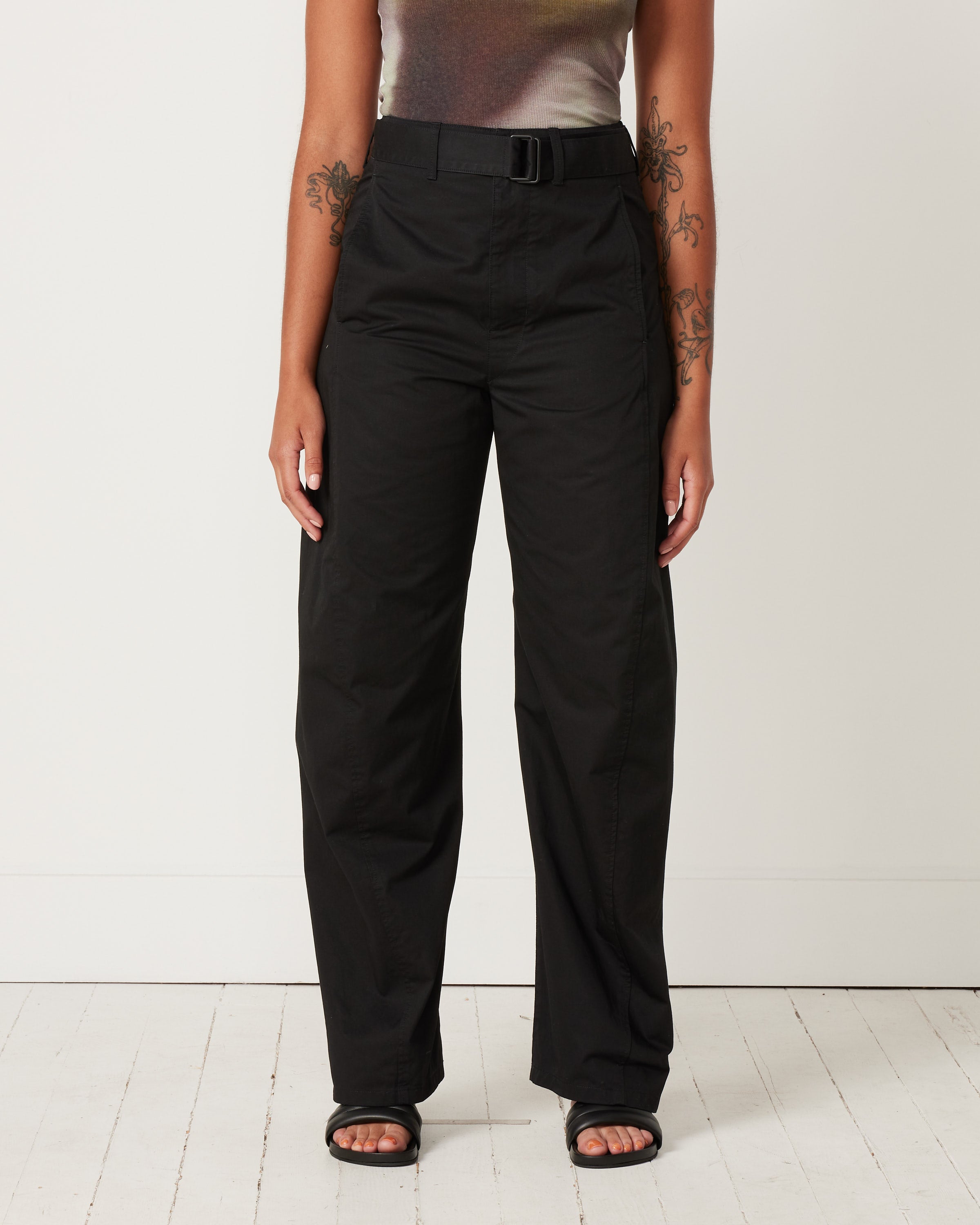 Light Belted Twisted Pants