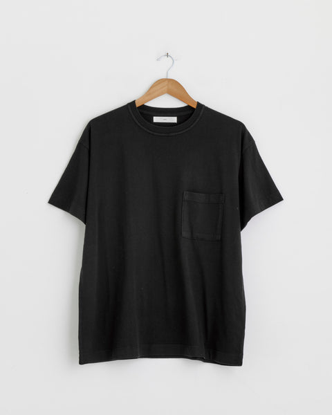 Big Pocket Tee in Black