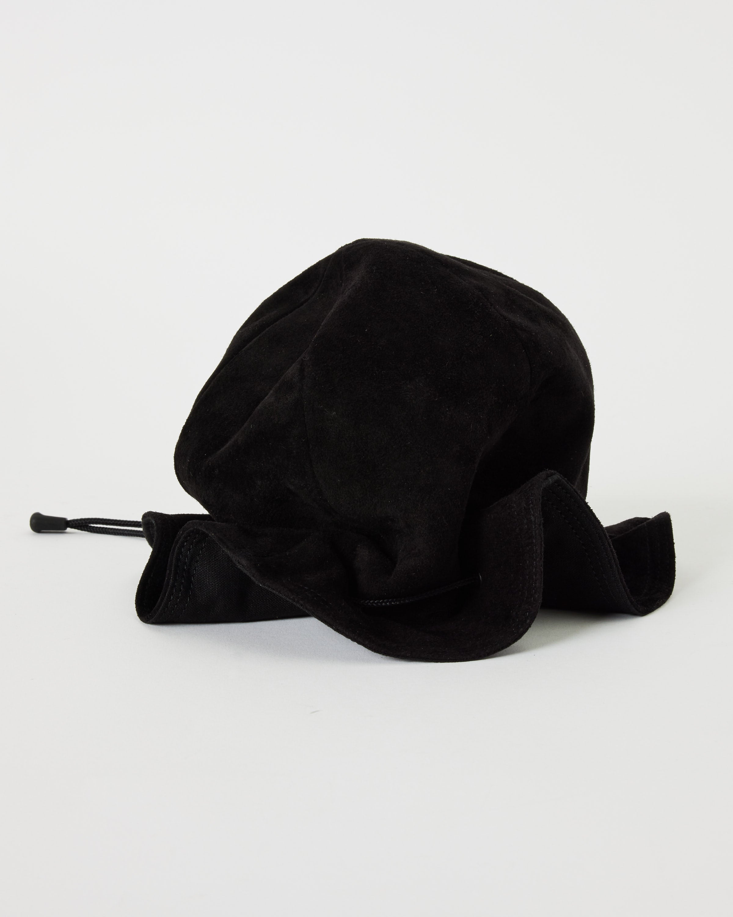 Pig Kinchaku Hat in Black