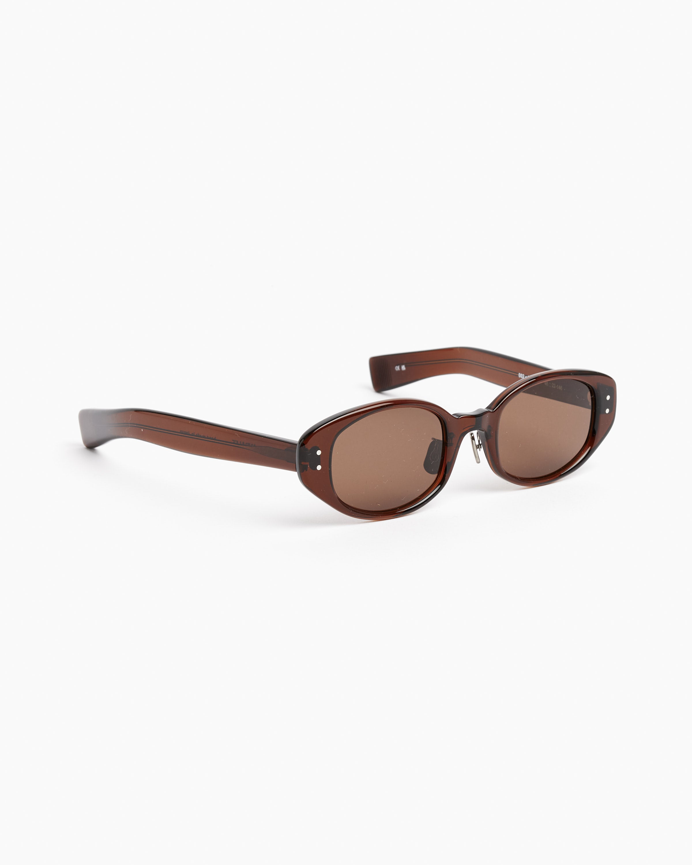 Oval Sunglasses in Brown
