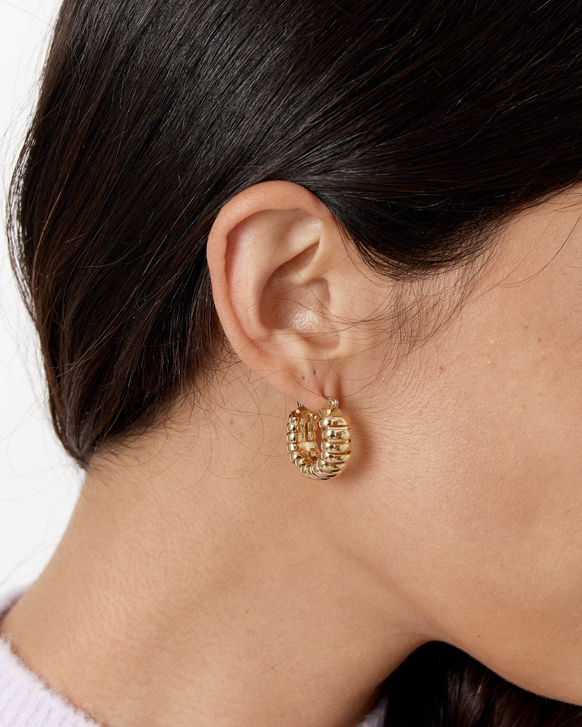Mini Camilla Earrings in 18K Gold Plated Brass