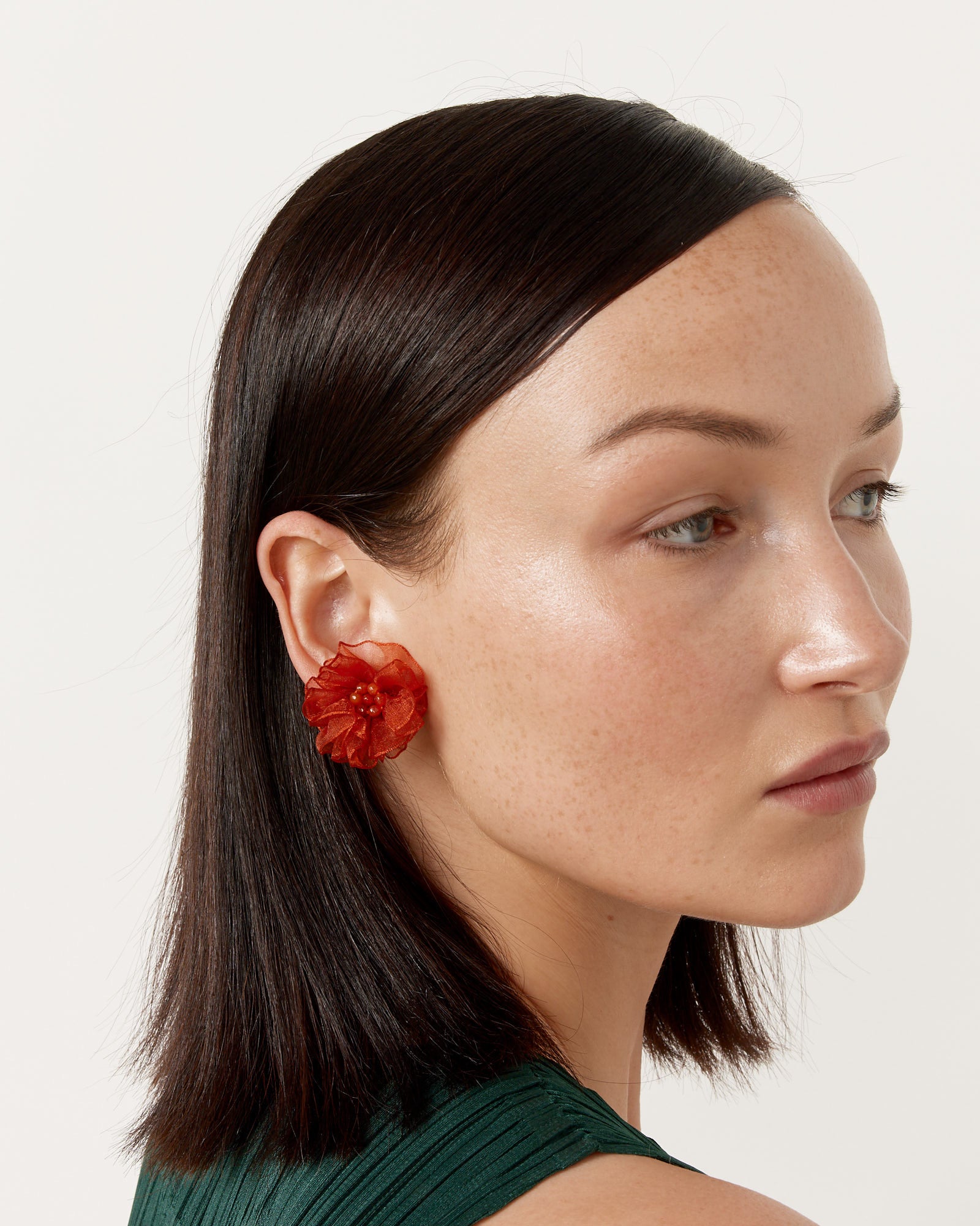 Anette Earrings in Red