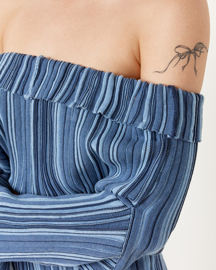 Mohana-M Top - Lupir Print Blue