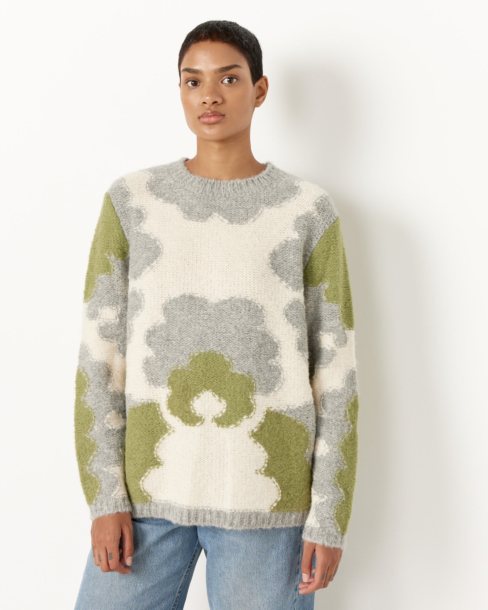 Louis Vuitton Intarsia Wool Crewneck Sweater