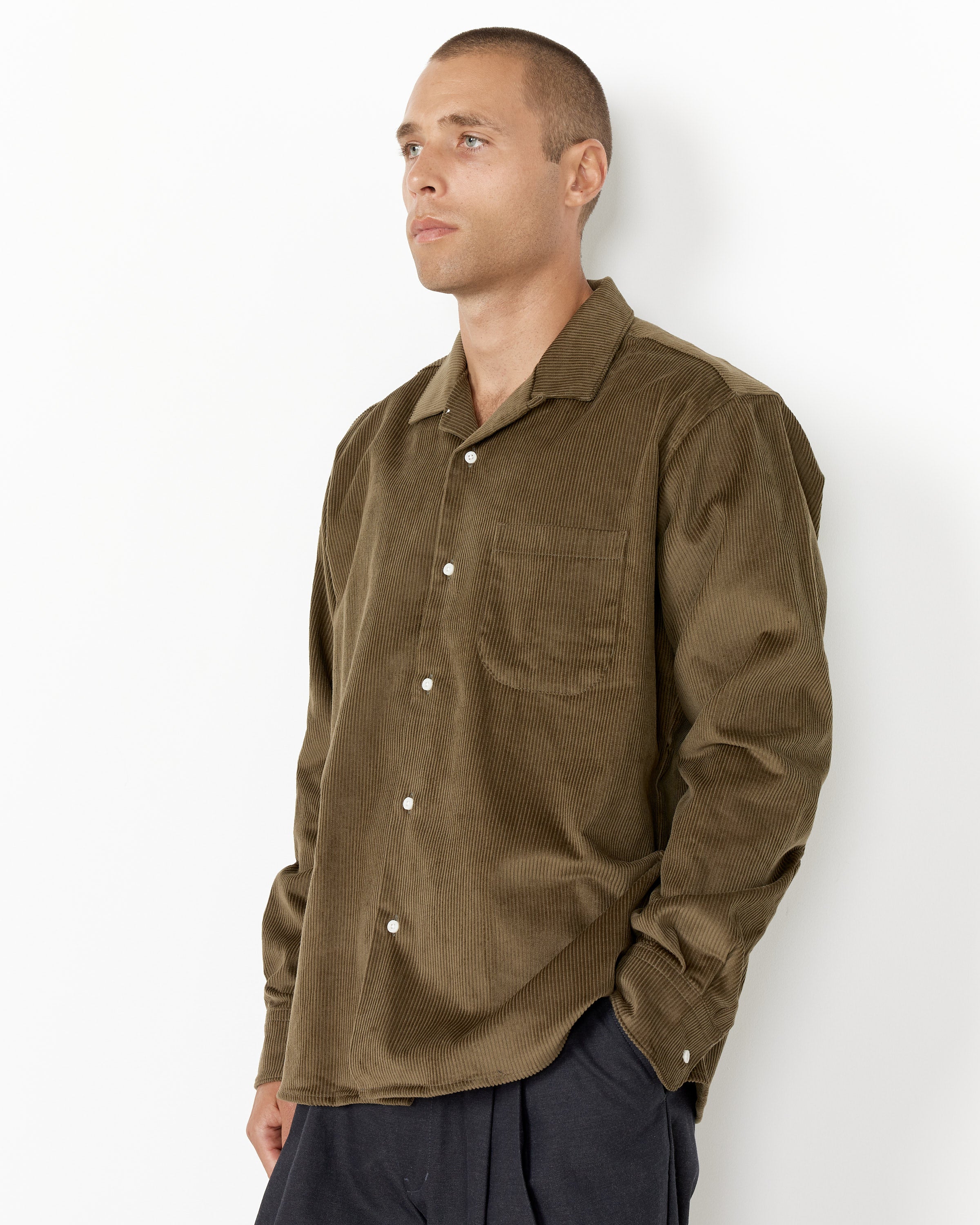 Corduroy Camp Shirt