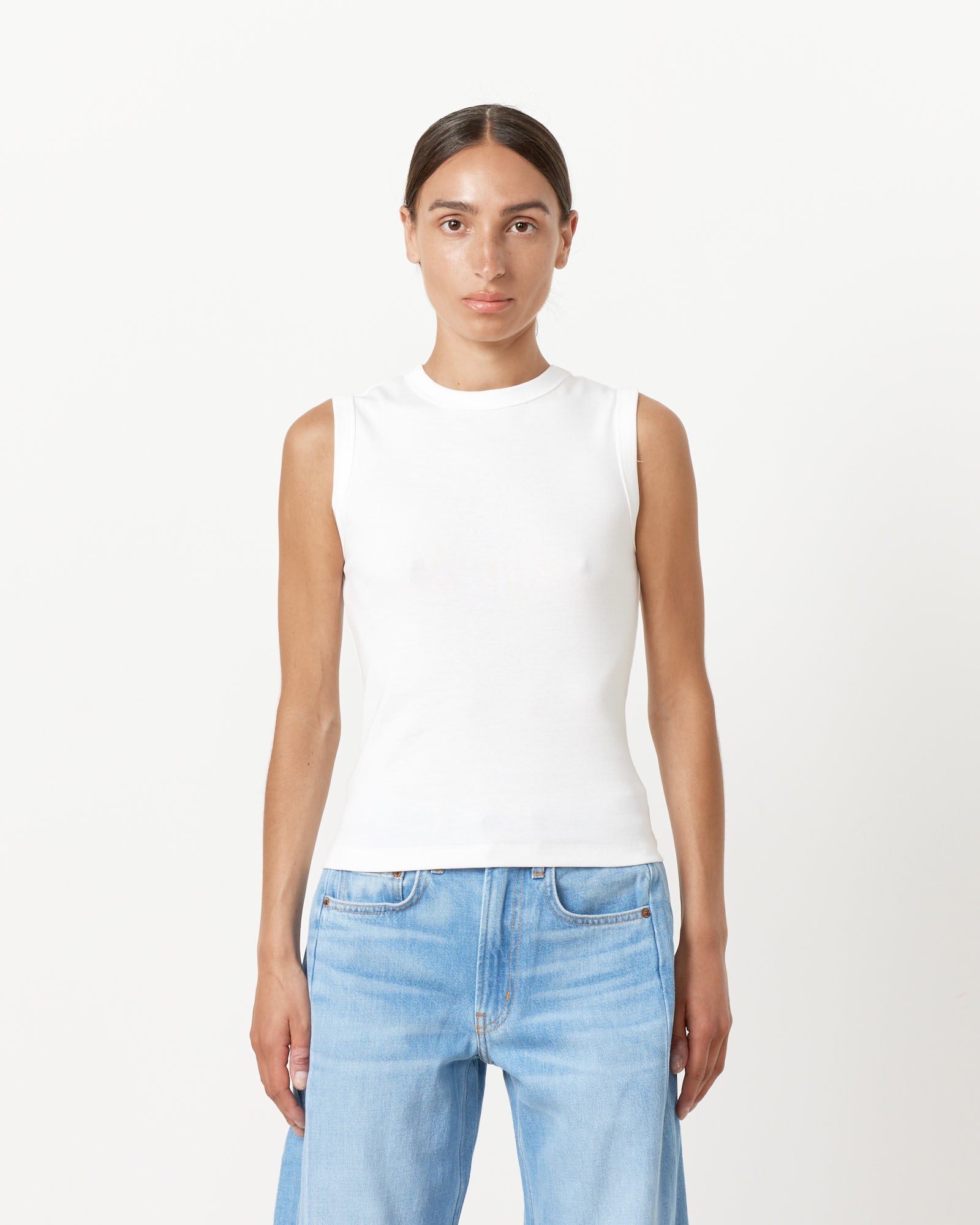 Esme Tank in White – Mohawk General Store
