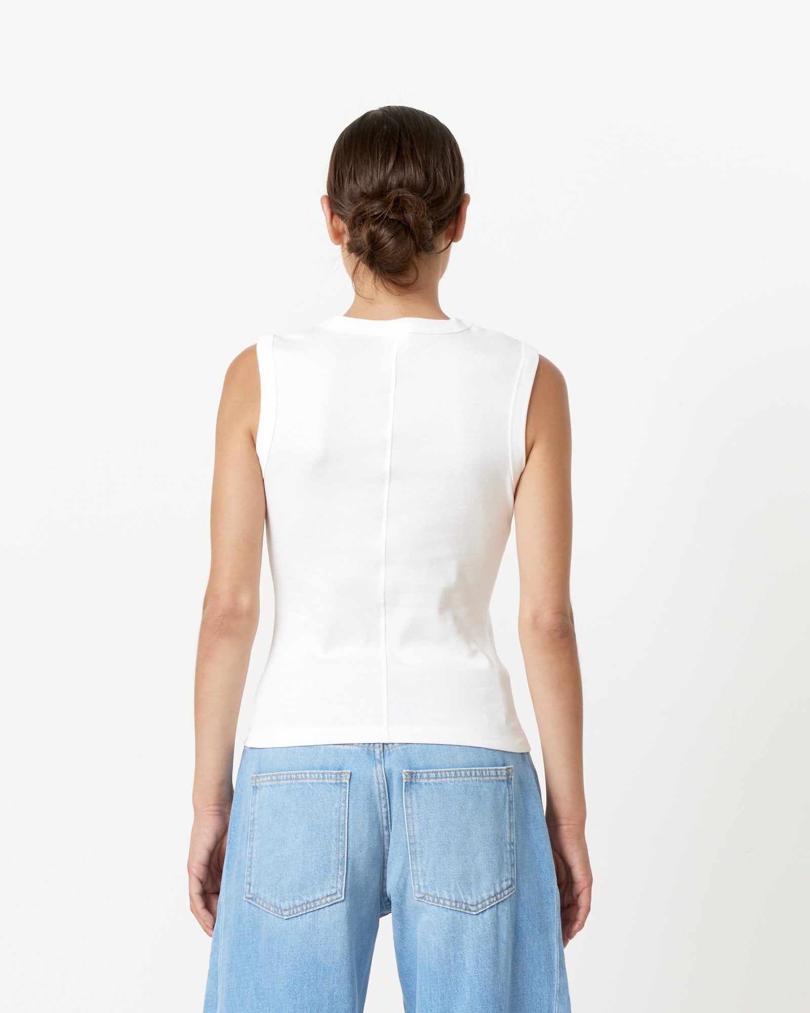 Esme Tank in White – Mohawk General Store