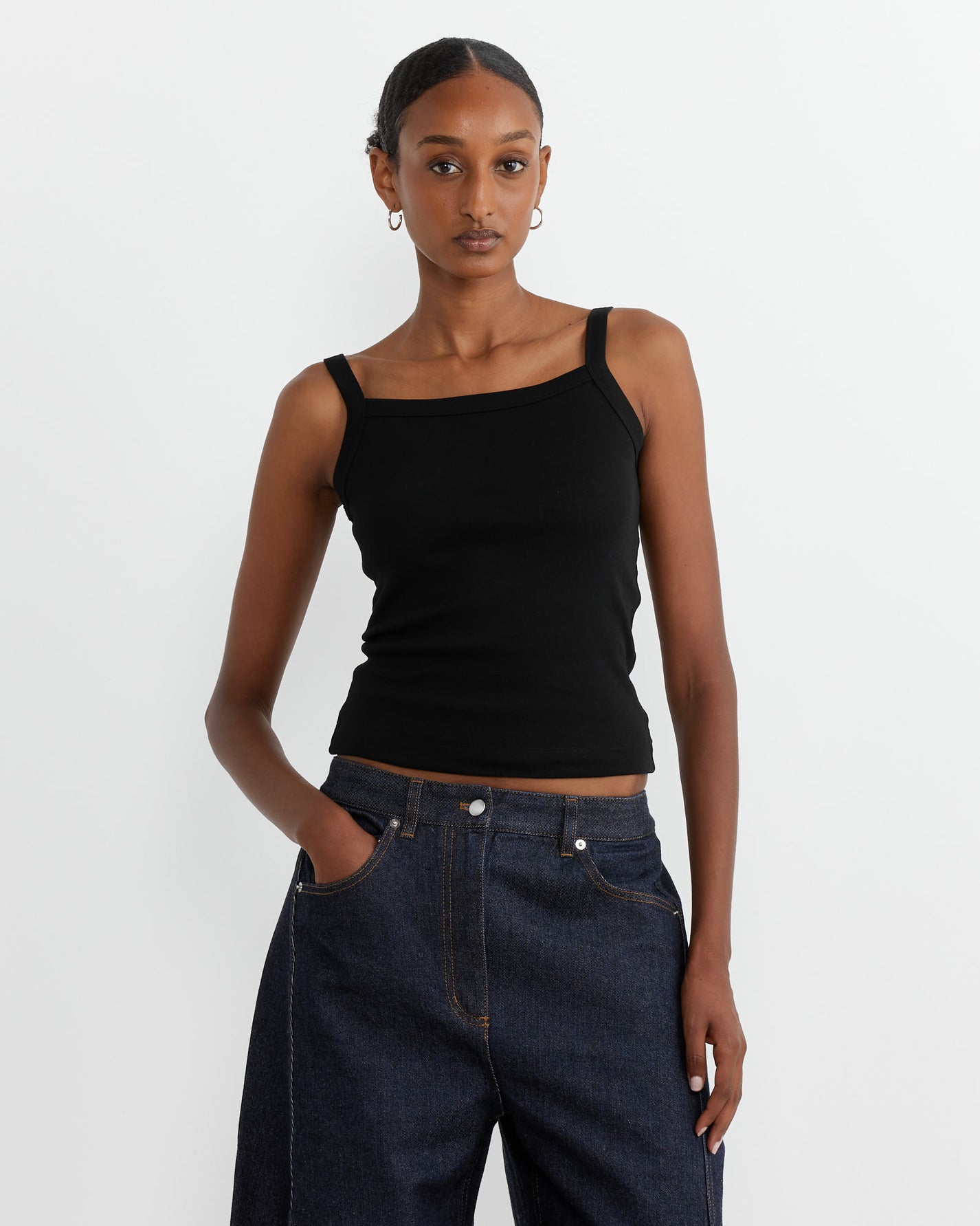FLORE FLORE May Cami in Black