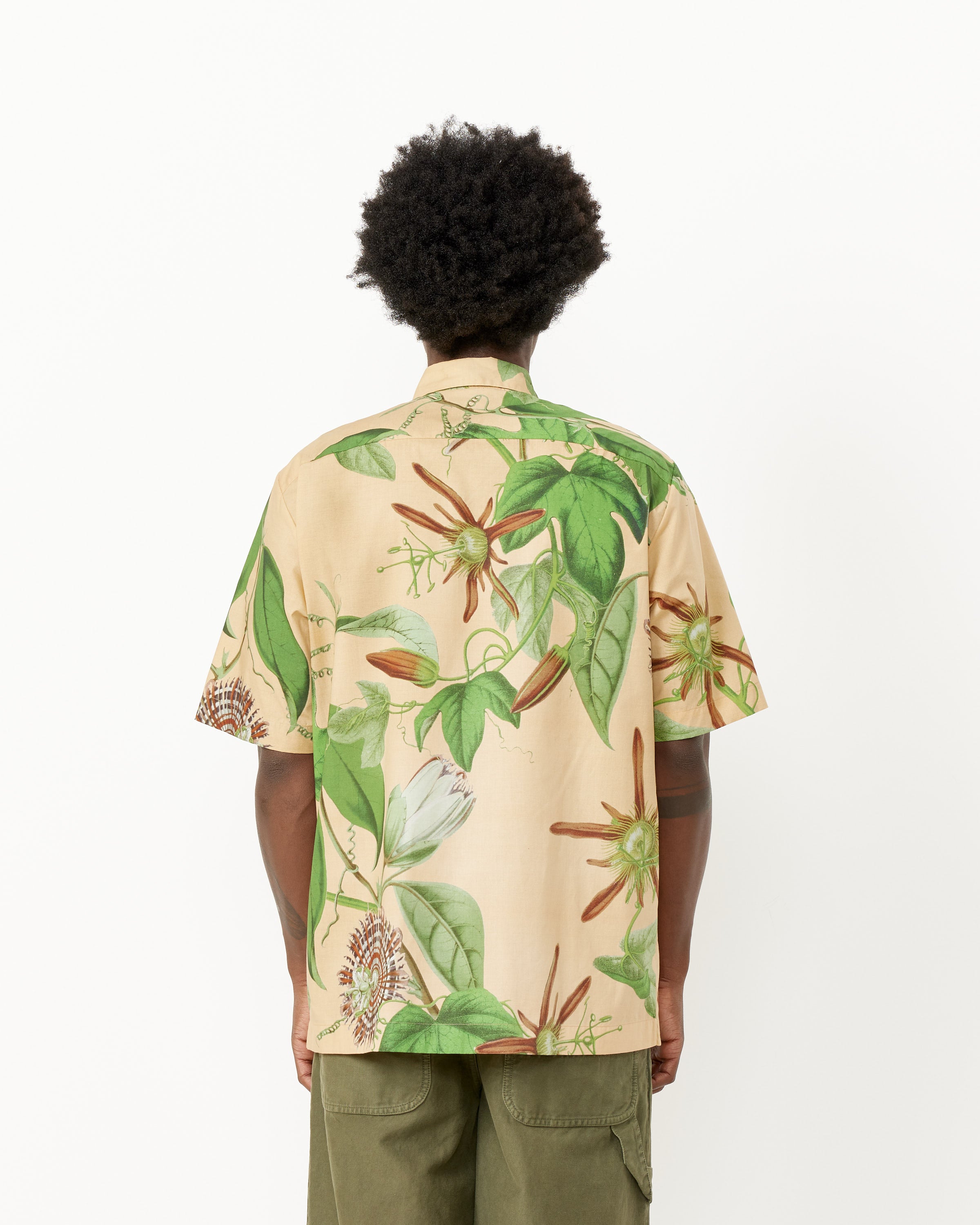 Camel Floral Shirt