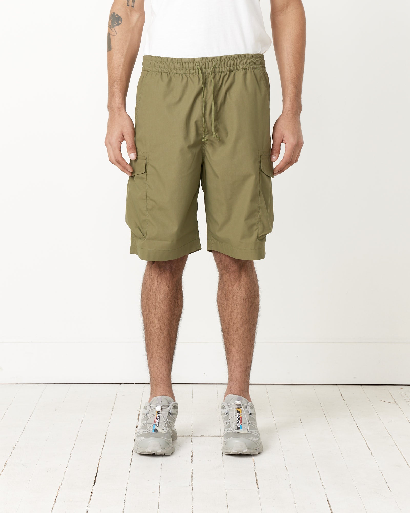 Parachute Short in Olive