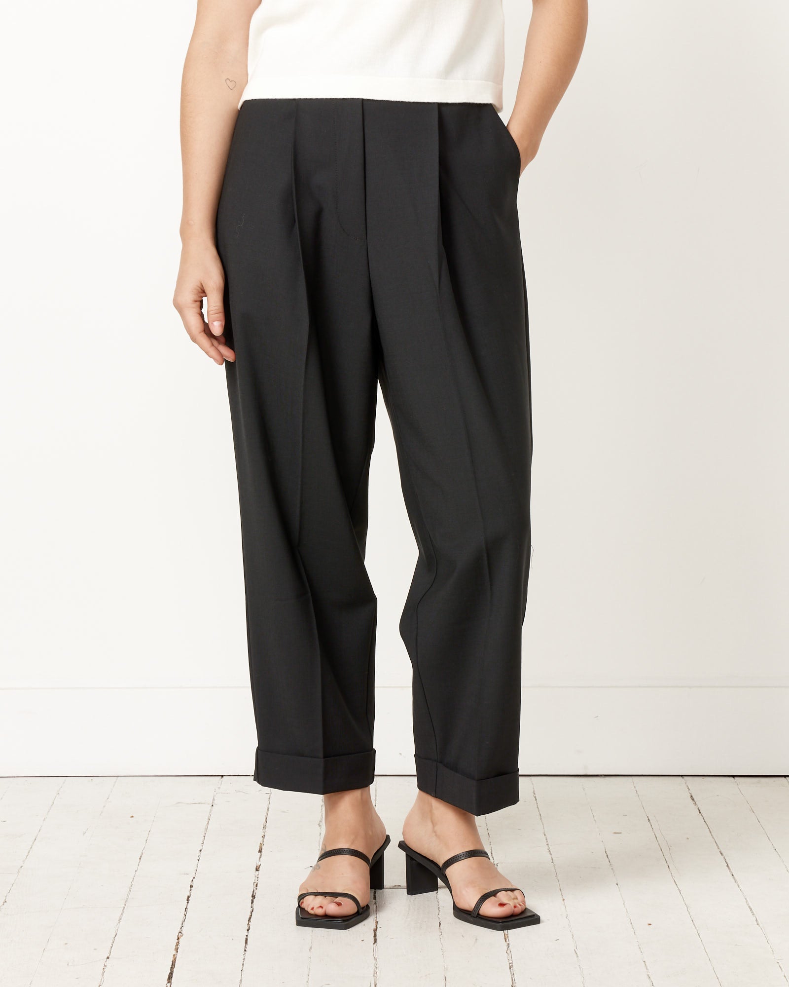 Masculine Tailoring Pant in Black