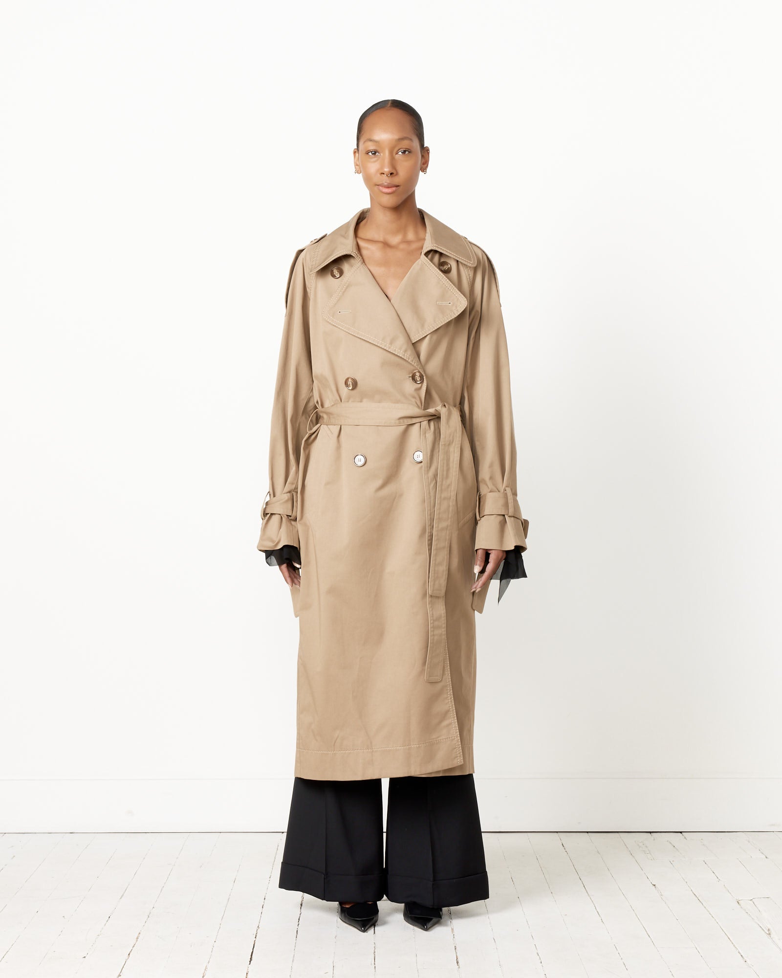 Double Breasted Trench Coat 