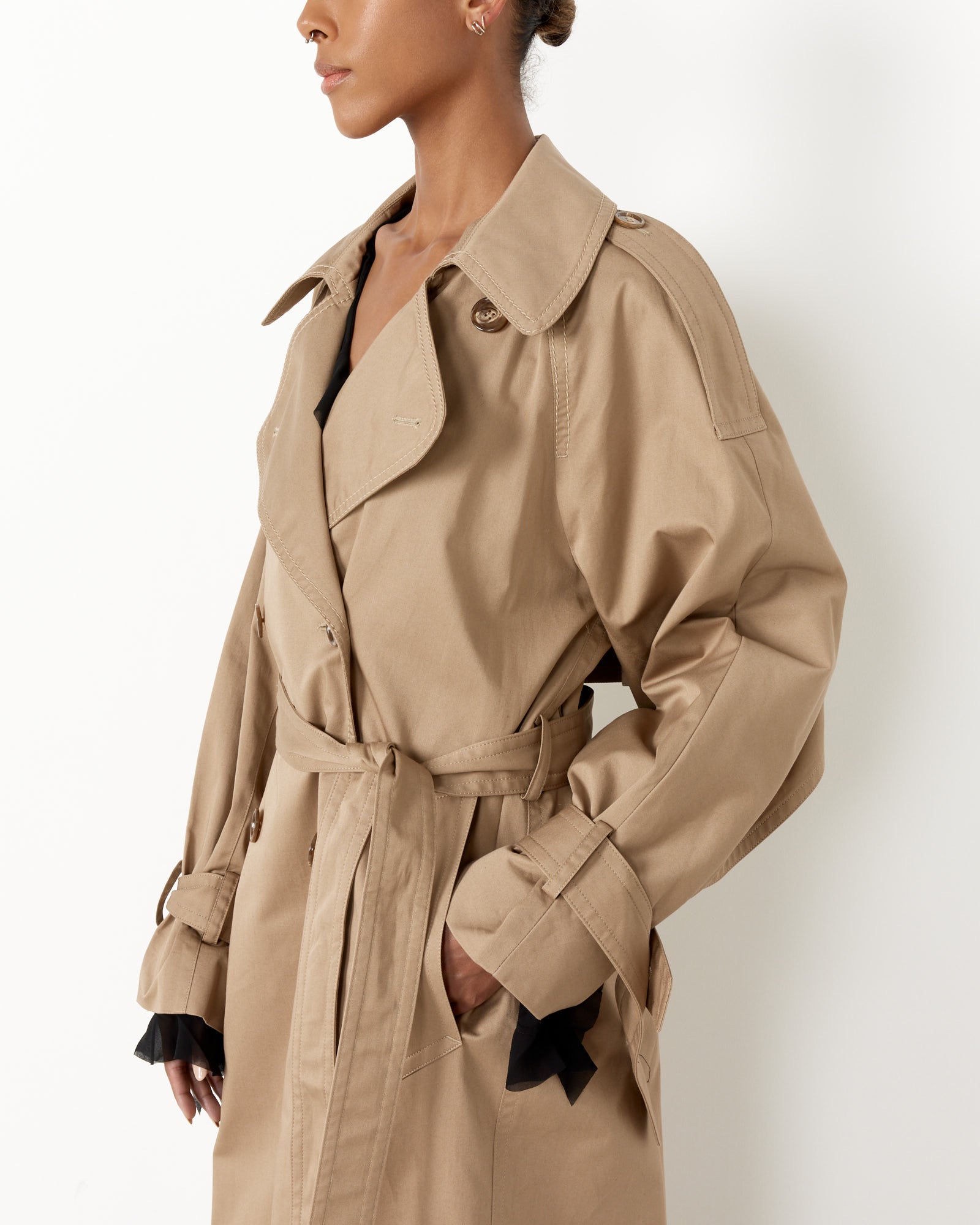 Double Breasted Trench Coat