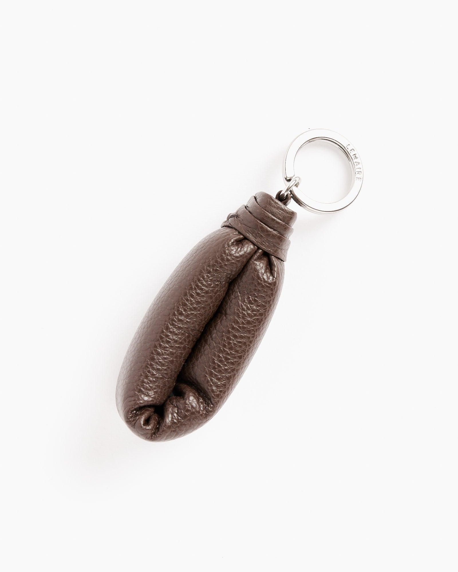 Mohawk Key Chain Wadded Key Holder in Pecan Brown
