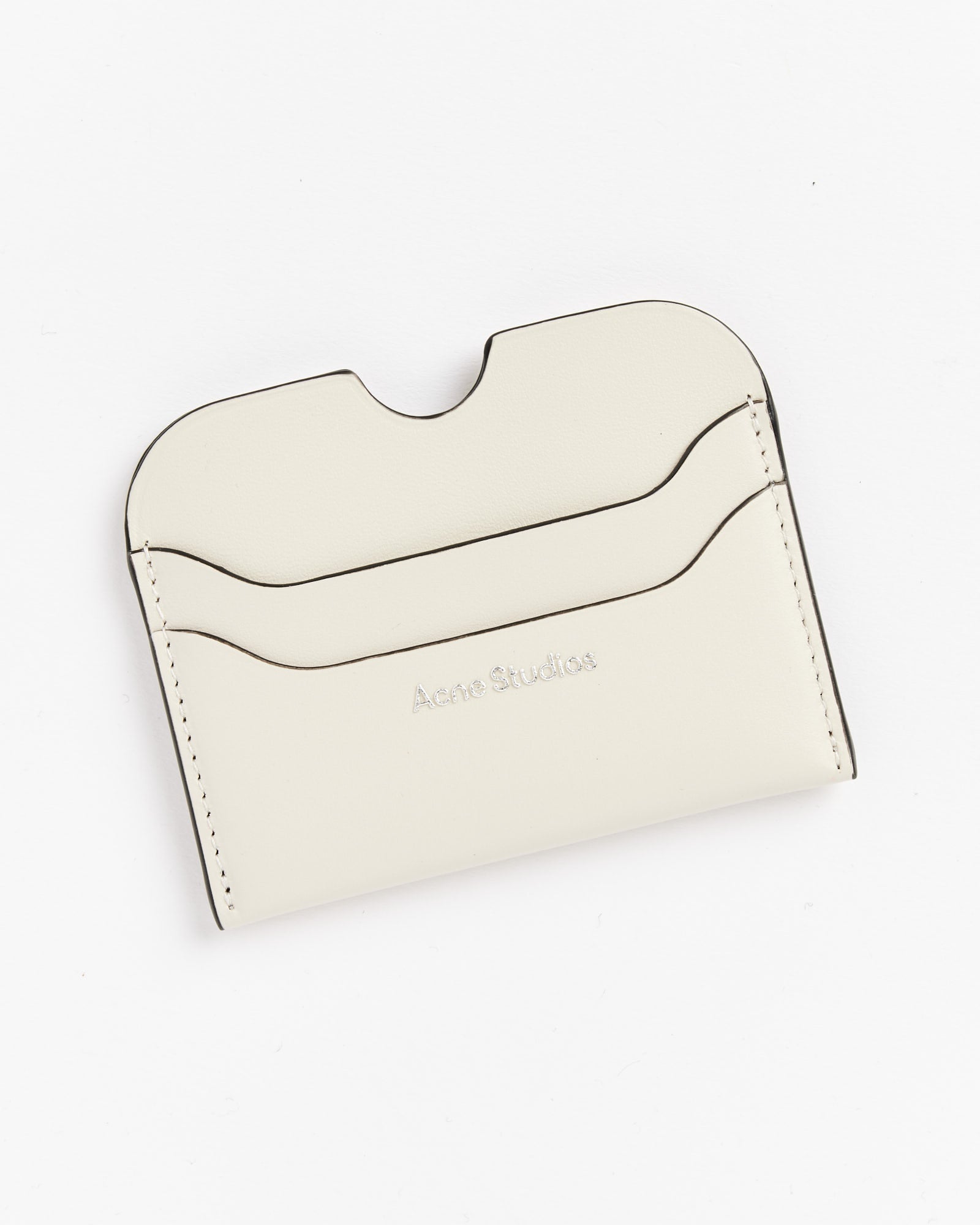 Card Holder in White/Black