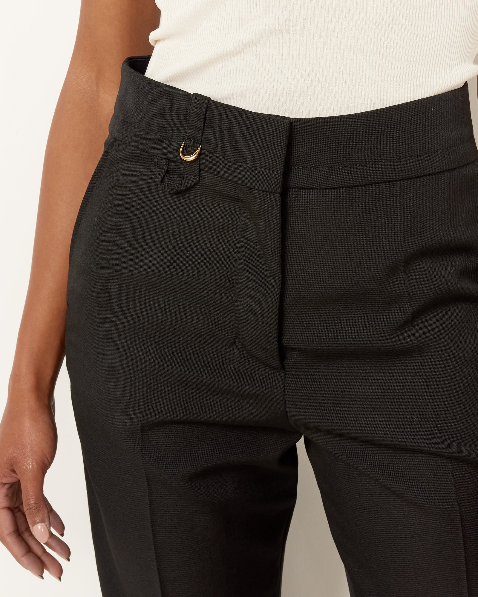 Le Pantalon Tibau Trouser in Black