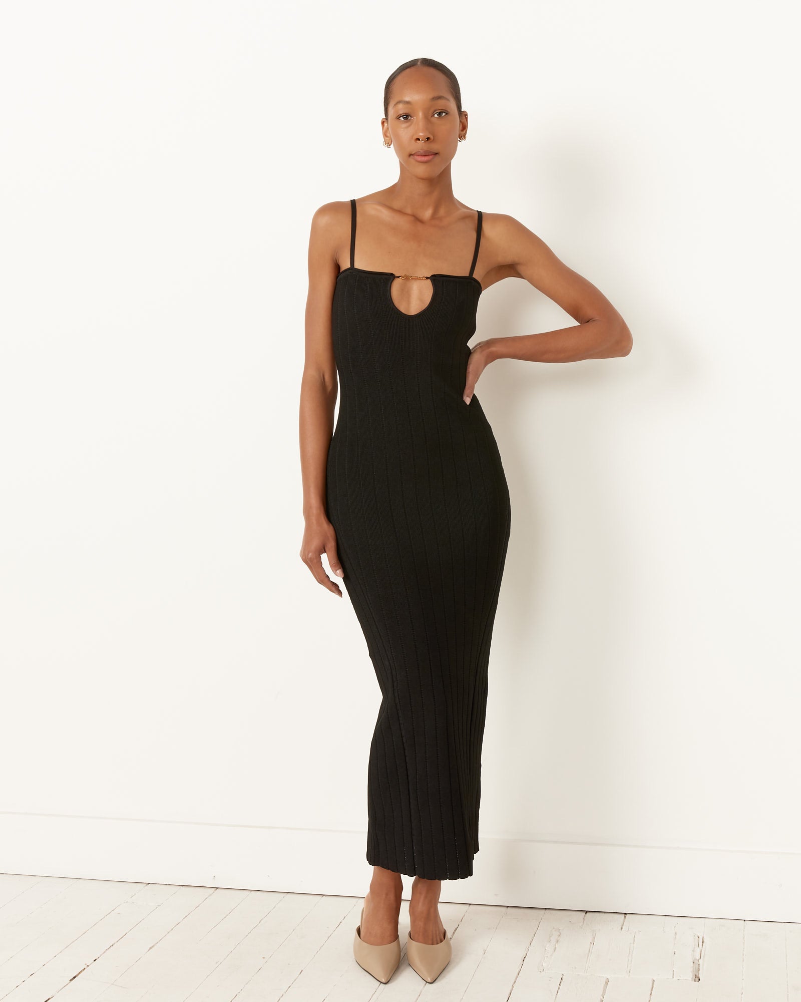 La Robe Sierra Bretelles Dress in Black La Robe Sierra Bretelles Dress in Black