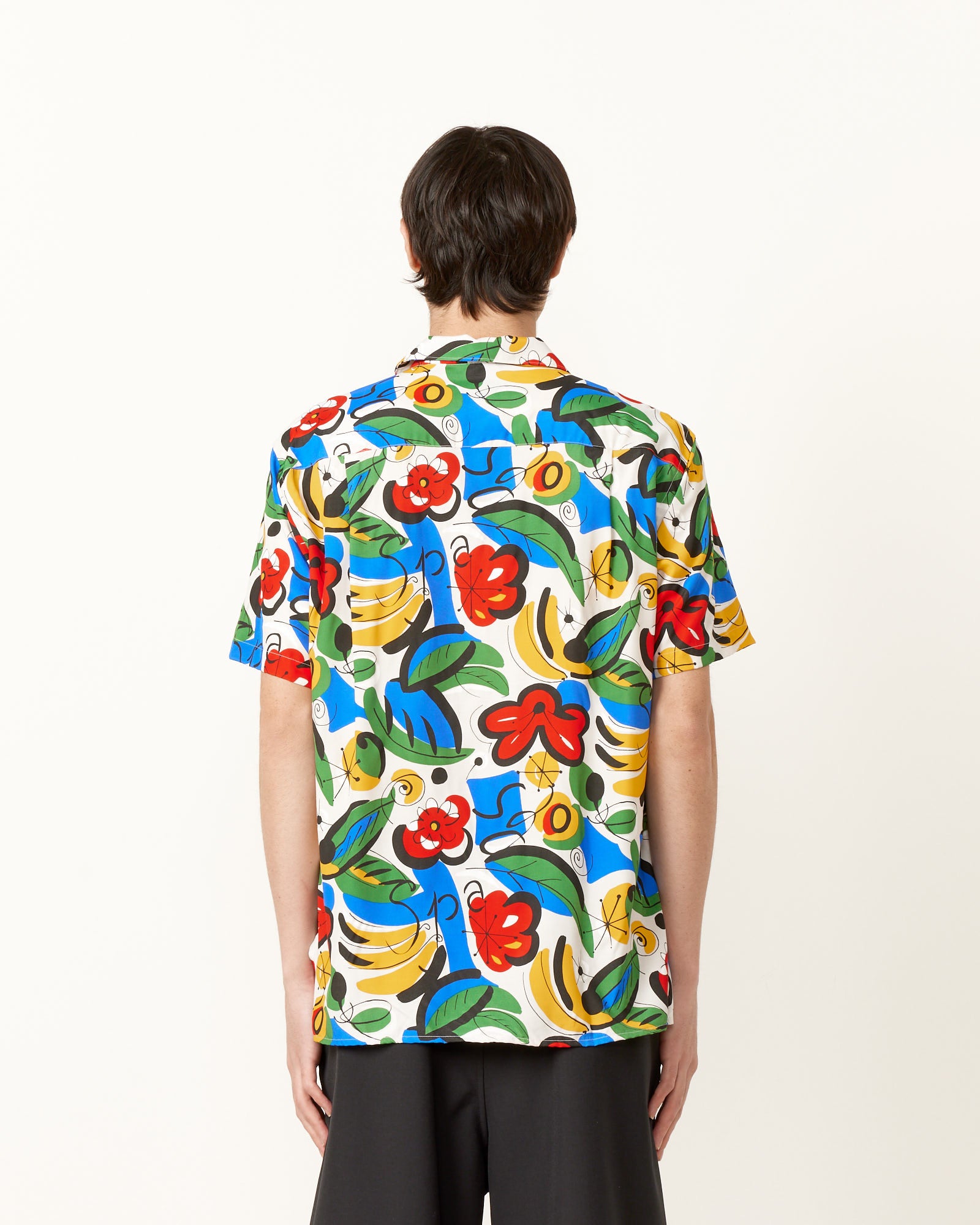 Short Sleeve Camp Shirt in Homage To Miro